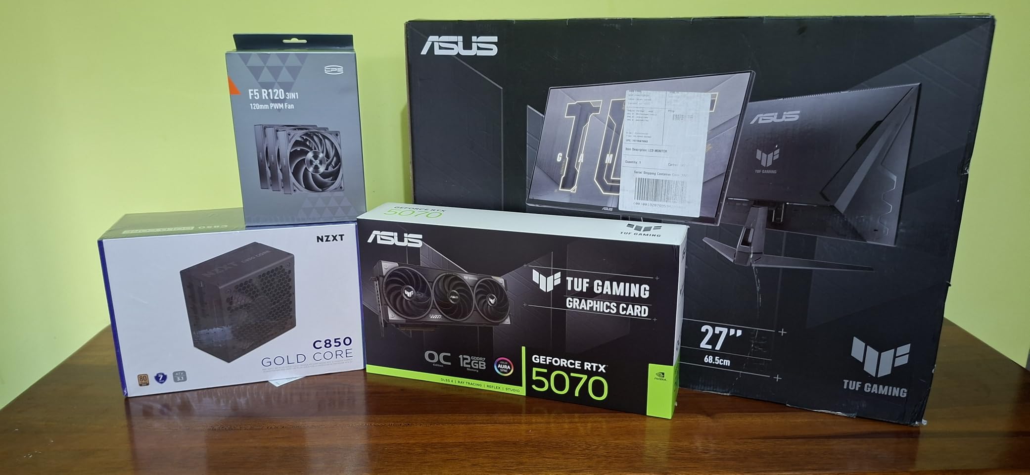 NZXT C850 Gold Core - 850W ATX 3.1 Power Supply, 80+ Gold | 850W ATX 3.1 PSU, 80 PLUS Gold and Cybenetics Platinum, fully modular. Quiet, efficient power for gaming builds. customer photo 1