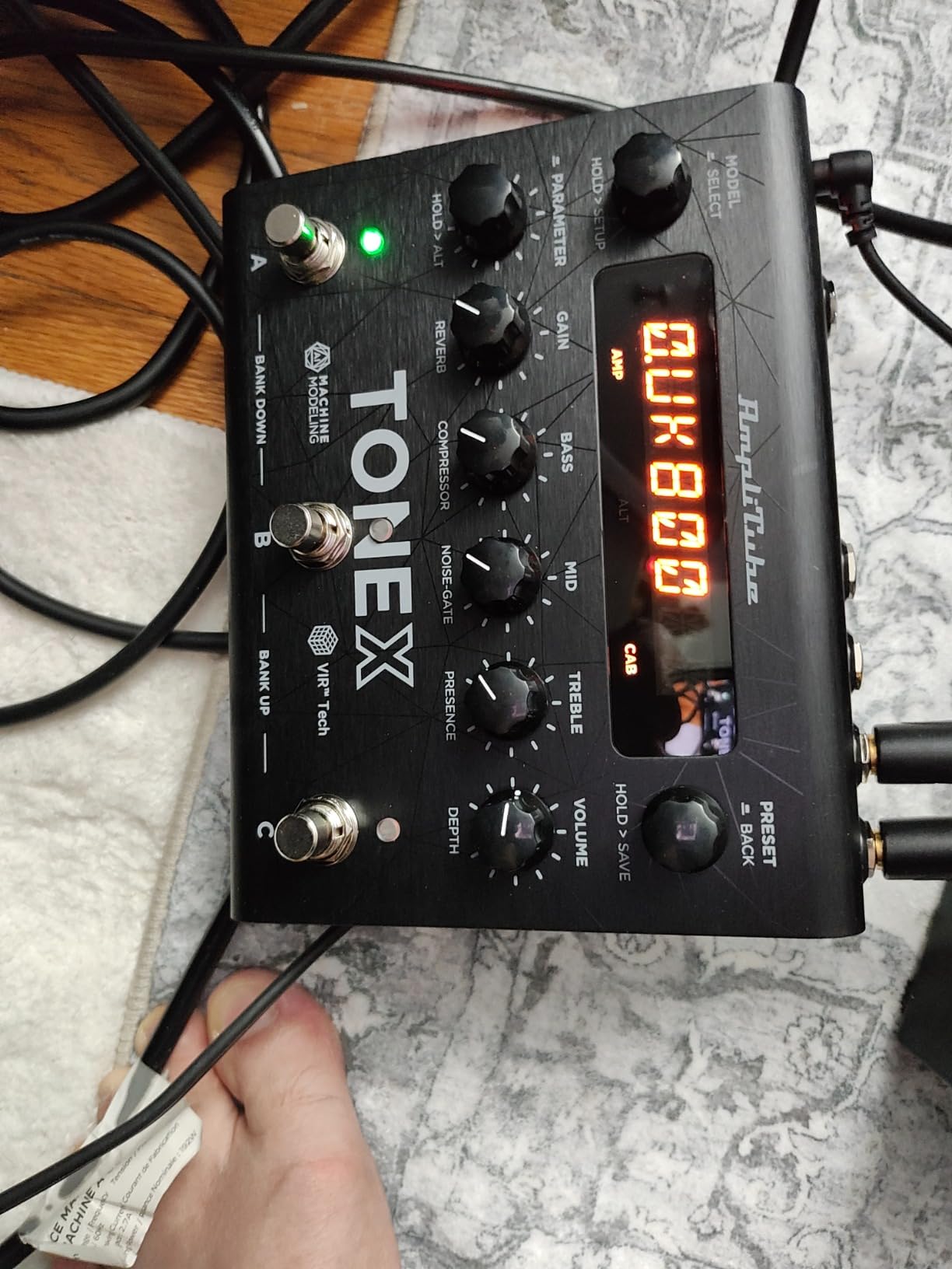 IK Multimedia TONEX Pedal Bass Edition - Bass Guitar Pedal for AI Machine Modeled Amps, Cabs, Stomps with Onboard FX, Midi, VIR Cabs and Custom IR Loader customer photo 1