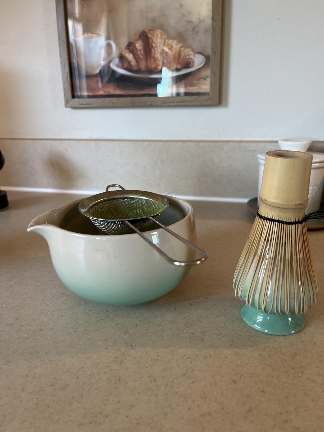 Matcha Whisk Set with Ceramic Bowl & Bamboo Chasen customer photo 2