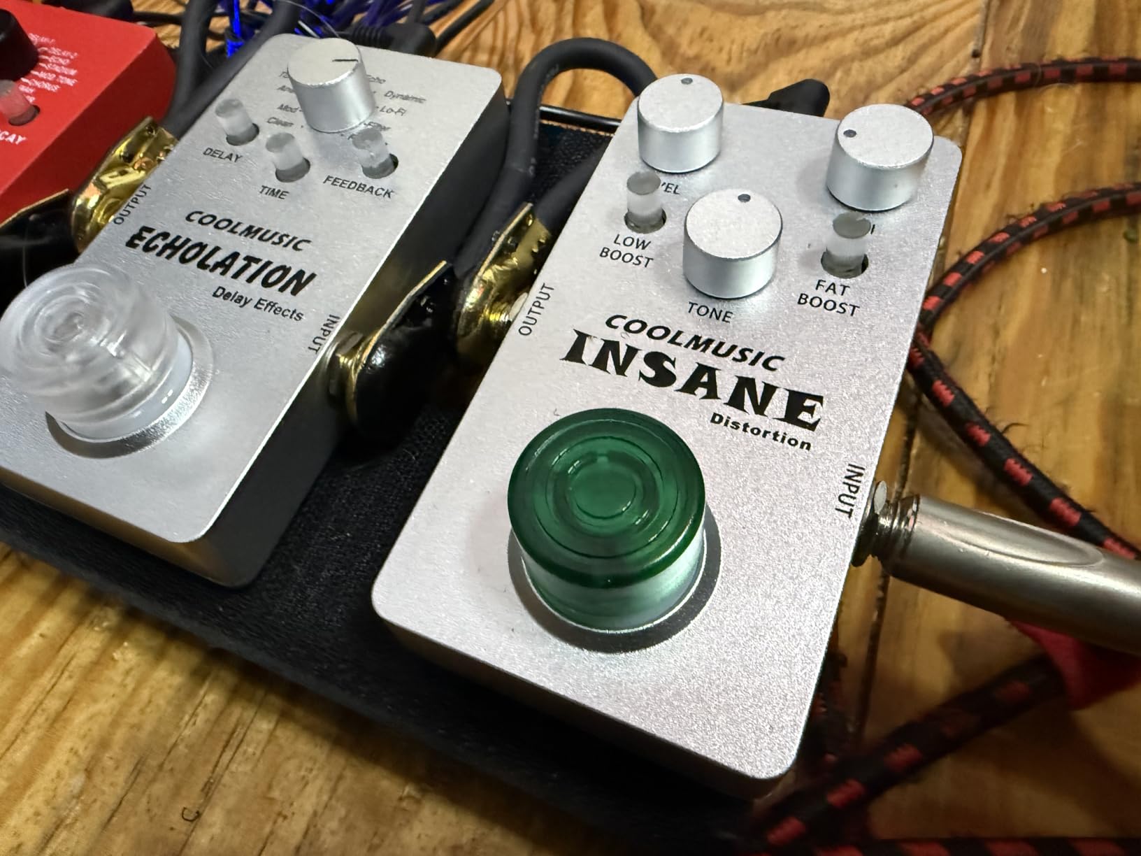 COOLMUSIC C-DI01 Insane Distortion Guitar Bass Distortion Pedal customer photo 1