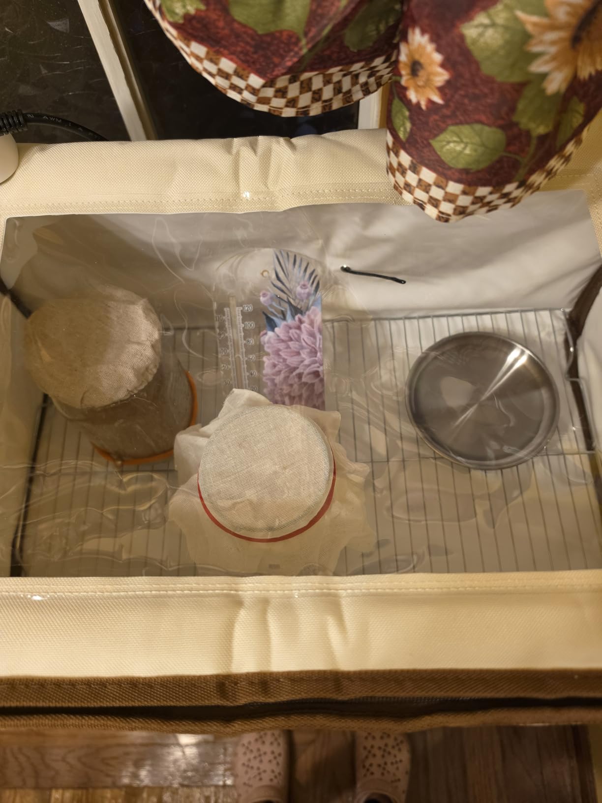 Bread Proofing Box with Heater 50-130°F 3-Sided Heat 24H Timer customer photo 1