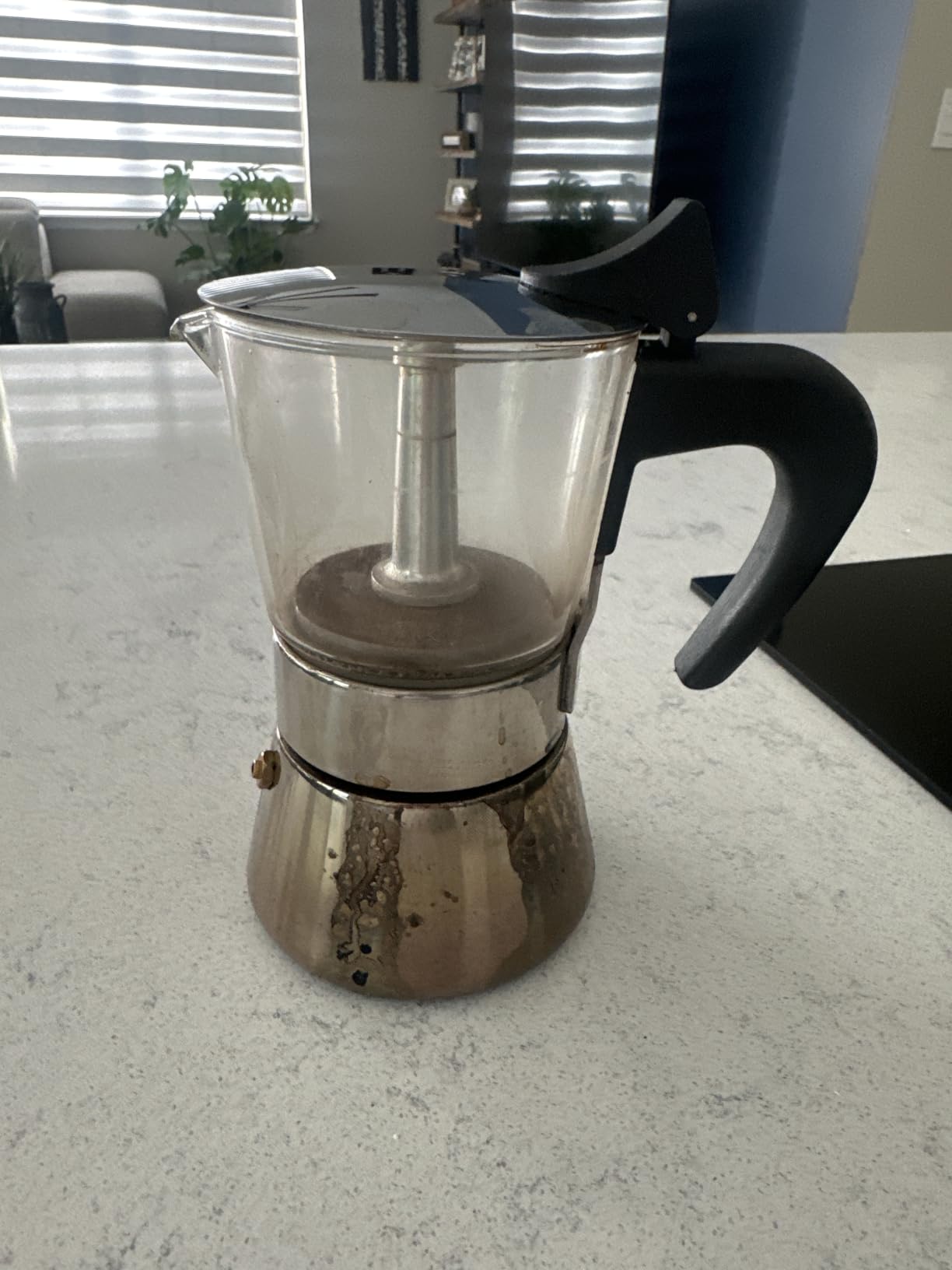 Electric Moka Pot, 3 or 6 Cup Espresso Coffee Maker, Black customer photo 2