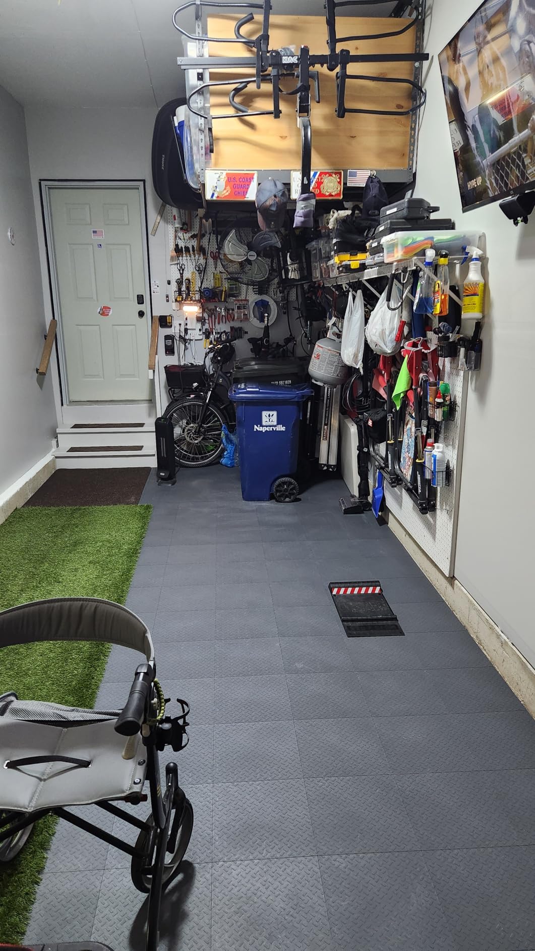 Garage Floor Tiles Interlocking Garage Flooring for Car Modular PlasticTile | 12