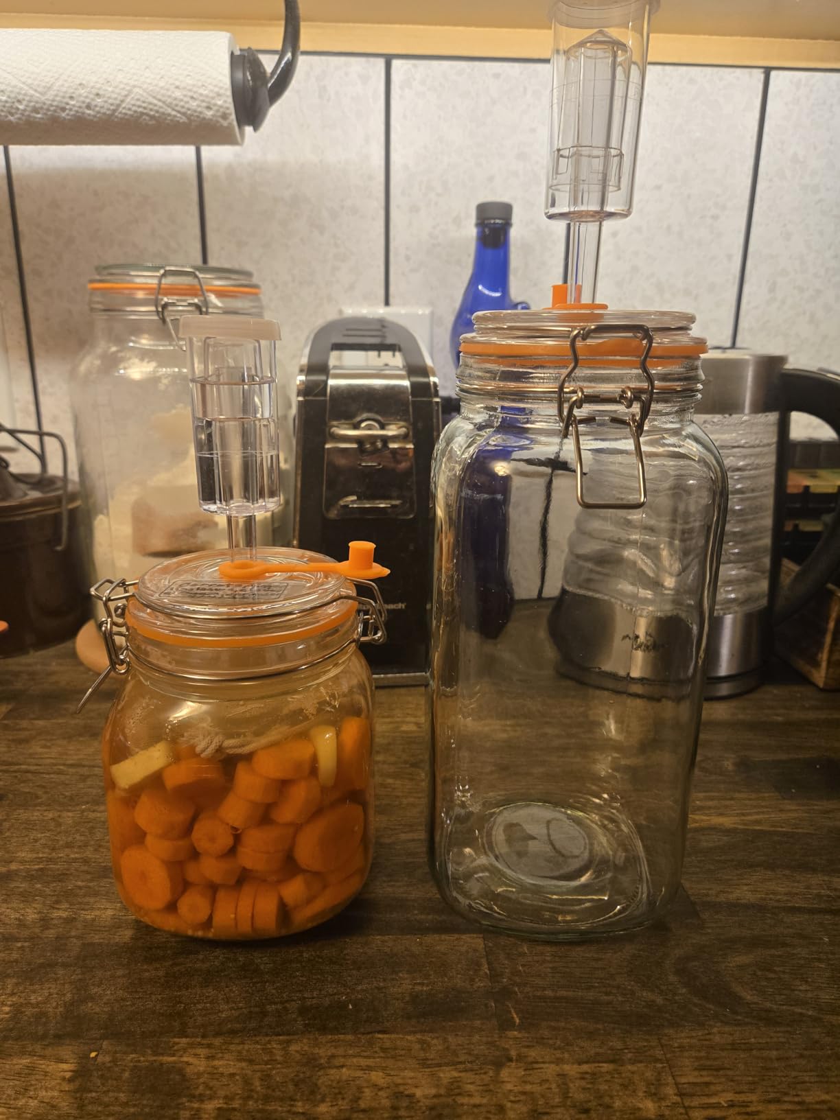 JILLMO 1L Square Fermentation Jar Kit with Airlock & Weight, 2 Pack customer photo 1