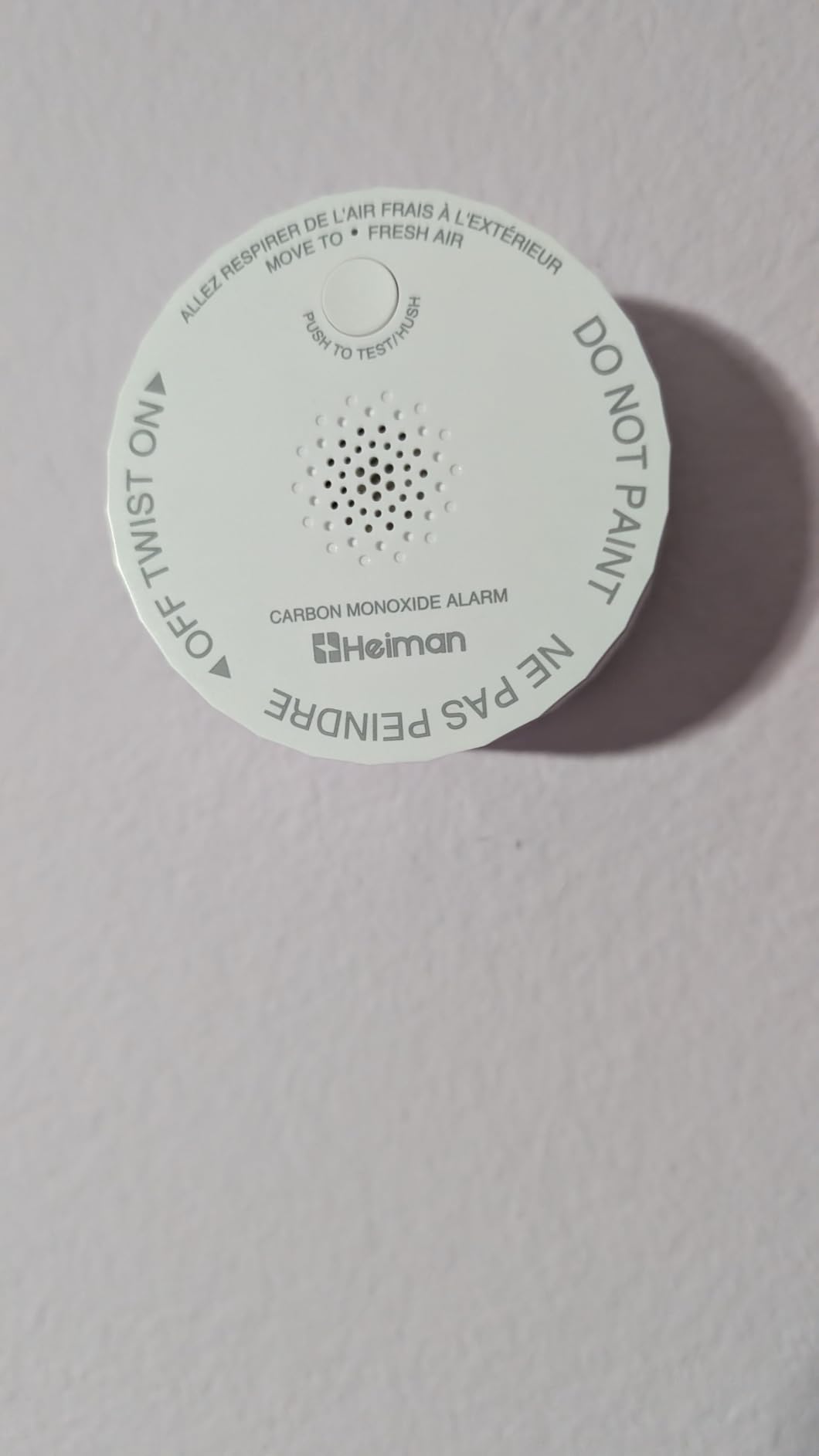 Heiman Matter Carbon Monoxide Detectors, Smart CO Alarm, Real-Time Alerts | Battery Powered, Matter over Thread, UL2034 5th Ed, Compatible with SmartThings & Home Assistant (Need Thread Border Router), C1-M customer photo 1