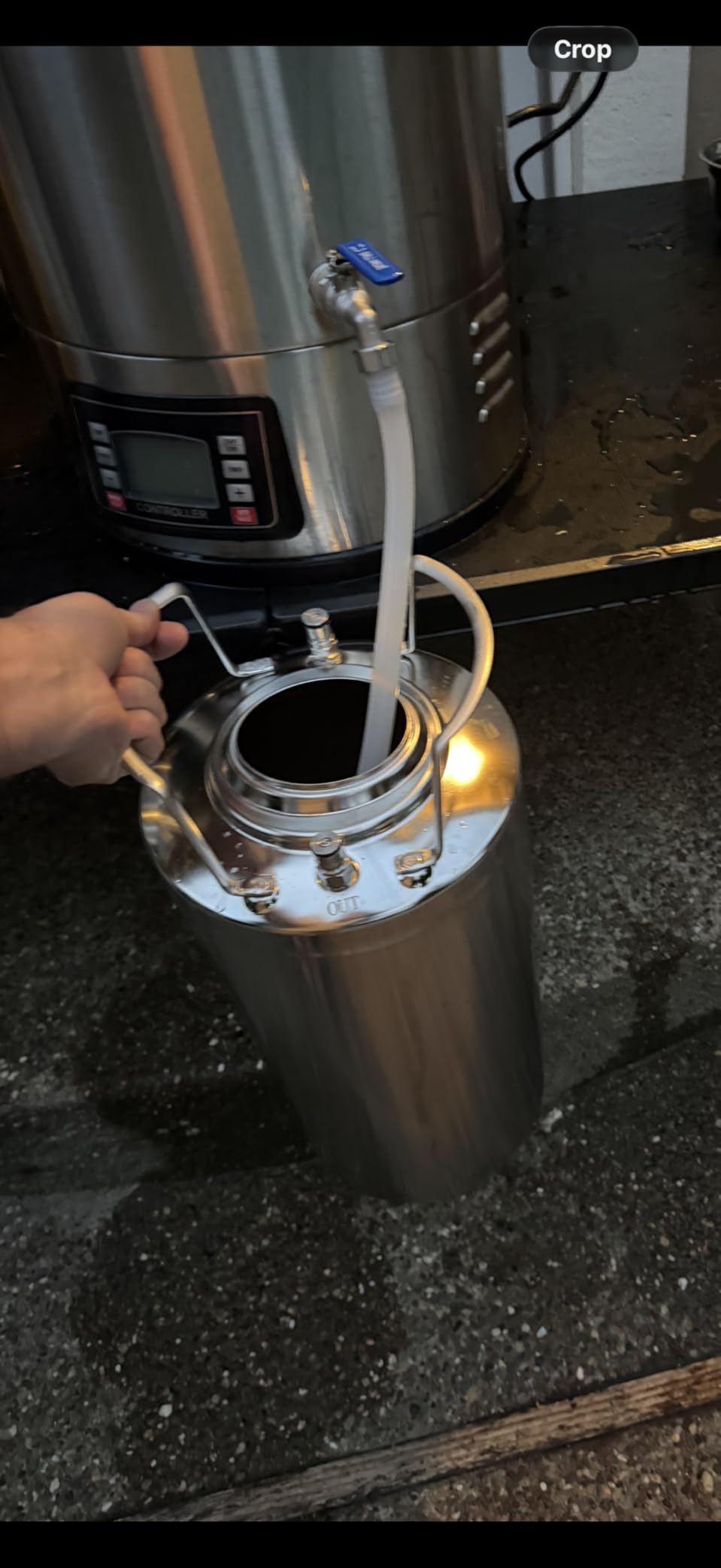 VEVOR Beer Brewing Equipment, 16 Gal/60L Beer Maker with Anti-Burn Pump and Wort Chiller,3000W All-in-One Home Brewing Kit with Digital Control, Recipe Memory & Timer, Removable mesh strainer customer photo 1