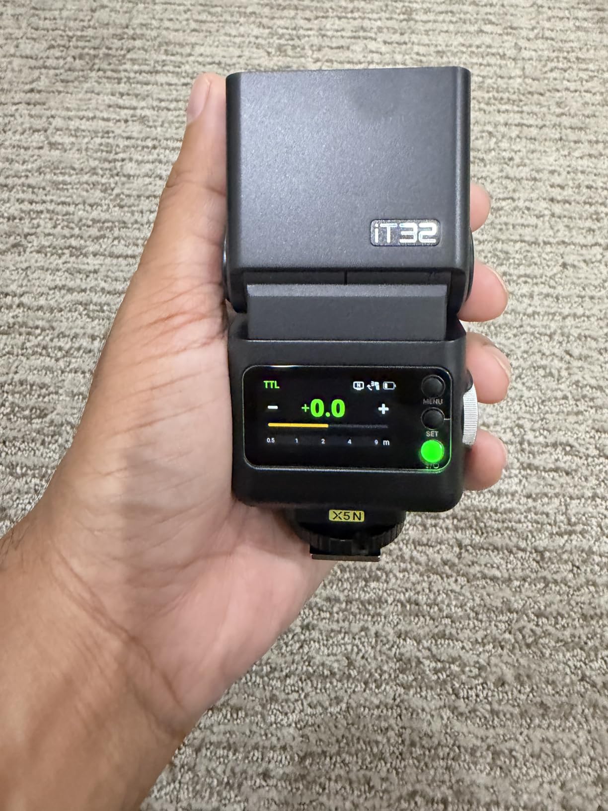 Godox IT32 TTL Mini Flash with X5C Trigger for Canon Camera customer photo 1