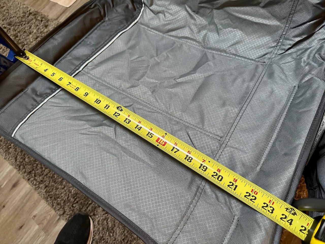 TIMBER RIDGE Oversized Folding Camping Chair High Back 500lbs, Heavy Duty with Cup Holder, Side Pocket, Cooler Bag customer photo 1