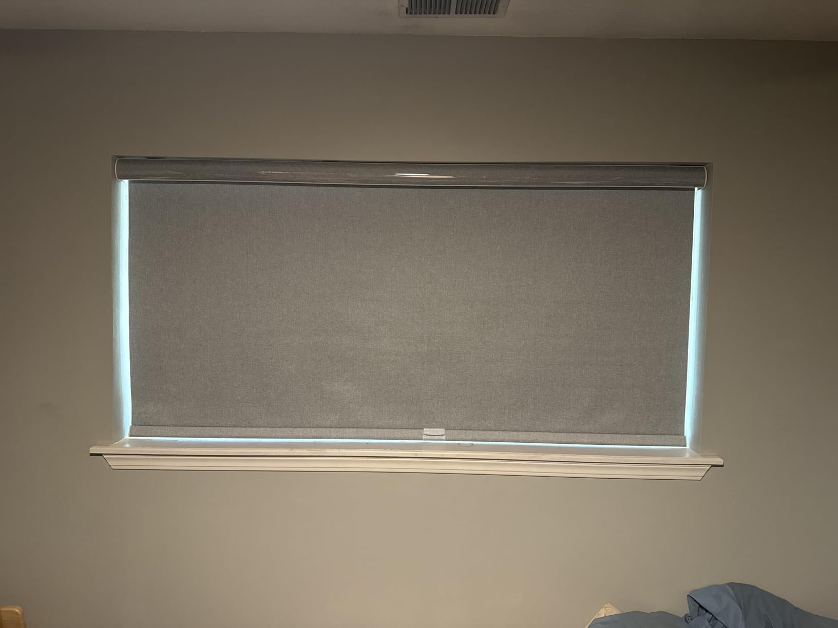 Boolegon Blackout Roller Shades for Windows, Light Beige, Custom Size customer photo 2