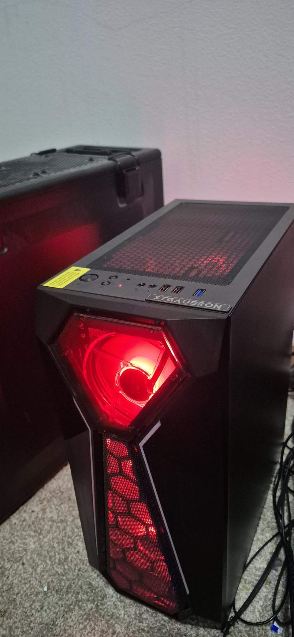 STGAubron Gaming PC Computer Desktop, Intel Core i7 up to 3.9GHz, Radeon RX 580 8G Video Card, 16GB RAM, 1TB SSD, WiFi 6, BT 5.0, RGB Fan x 6, Windows 11 Home customer photo 1
