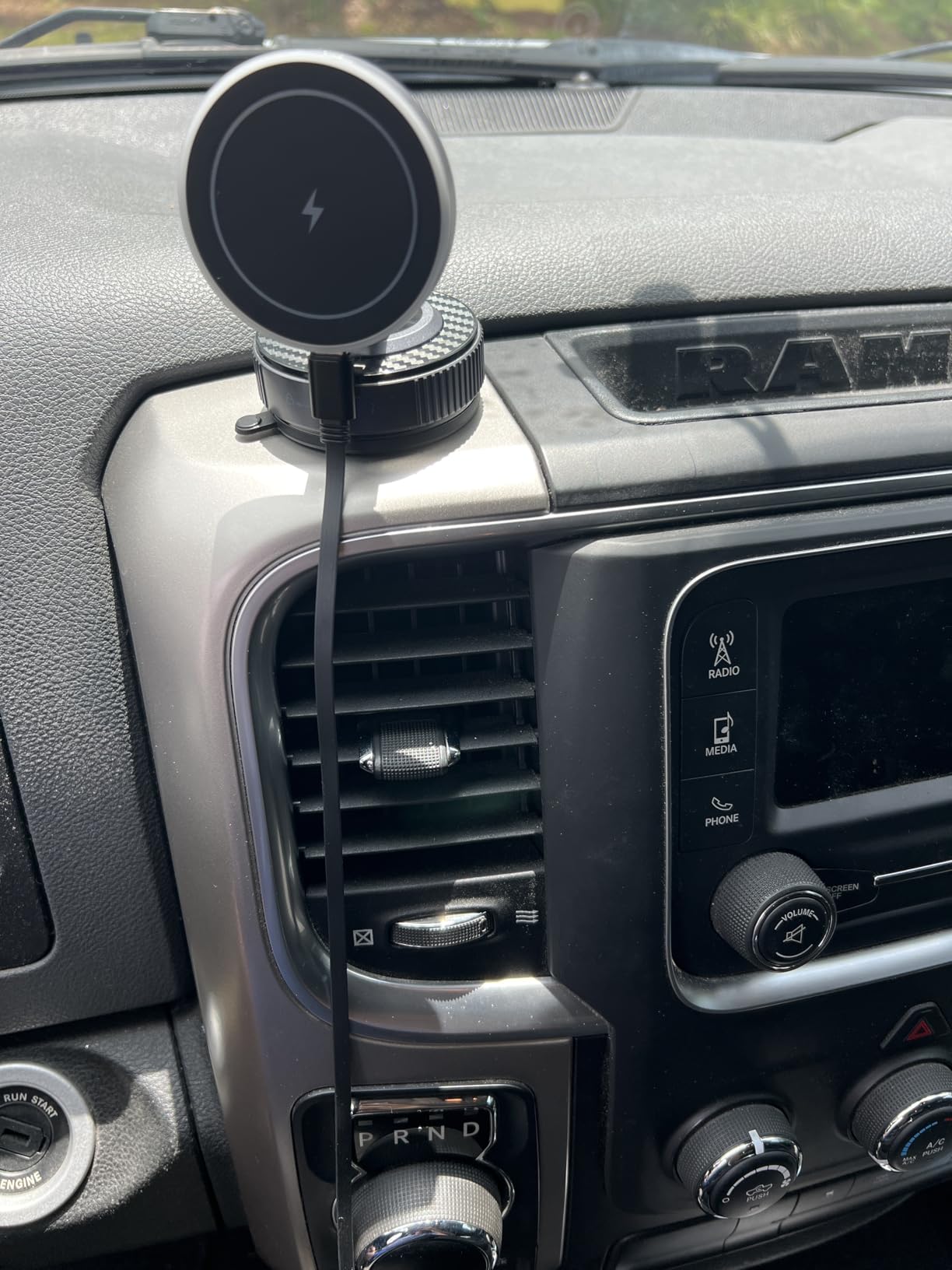 15W Magsafe Car Mount Charger, Faster Charging Wireless Car Charger customer photo 2