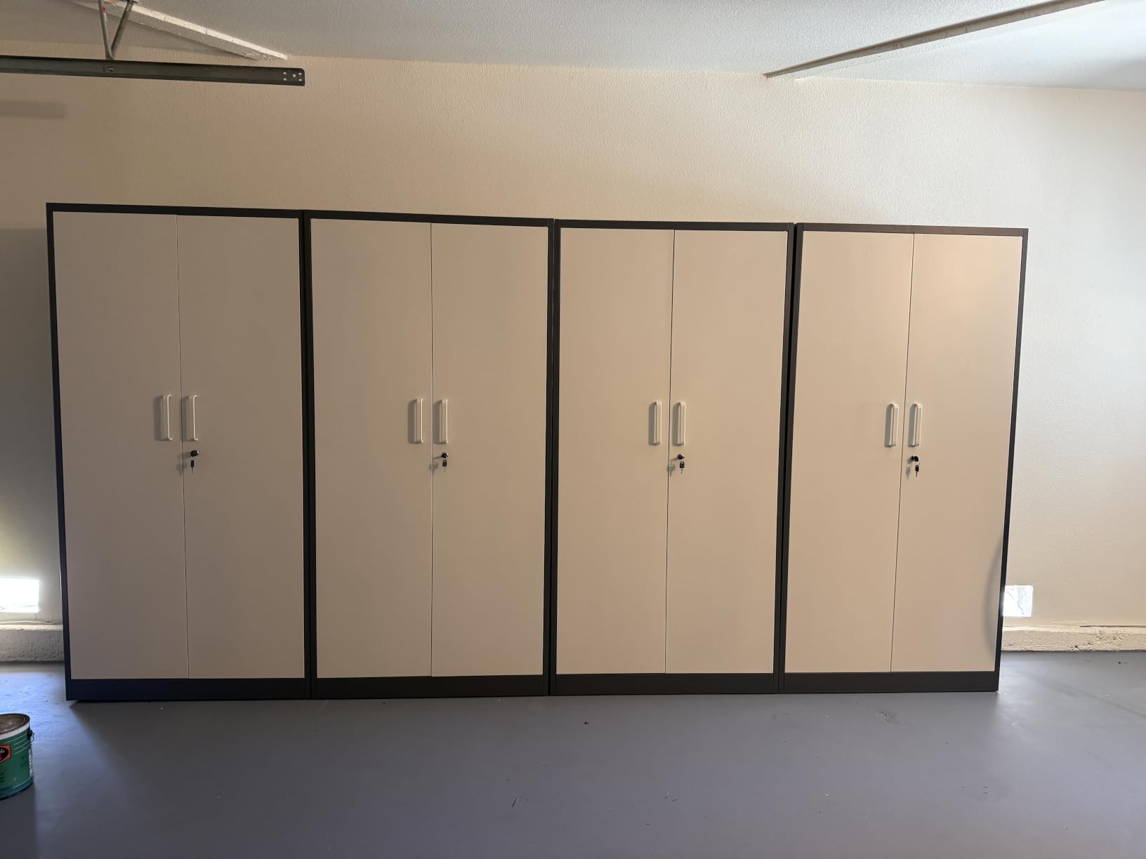 Yizosh Metal Garage Storage Cabinet with Locking Doors and Adjustable Shelves,- 71