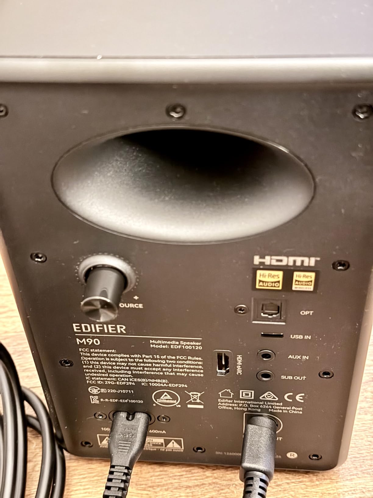 Edifier M90 Computer Speakers, 100W RMS Desktop Speakers, Black customer photo 2