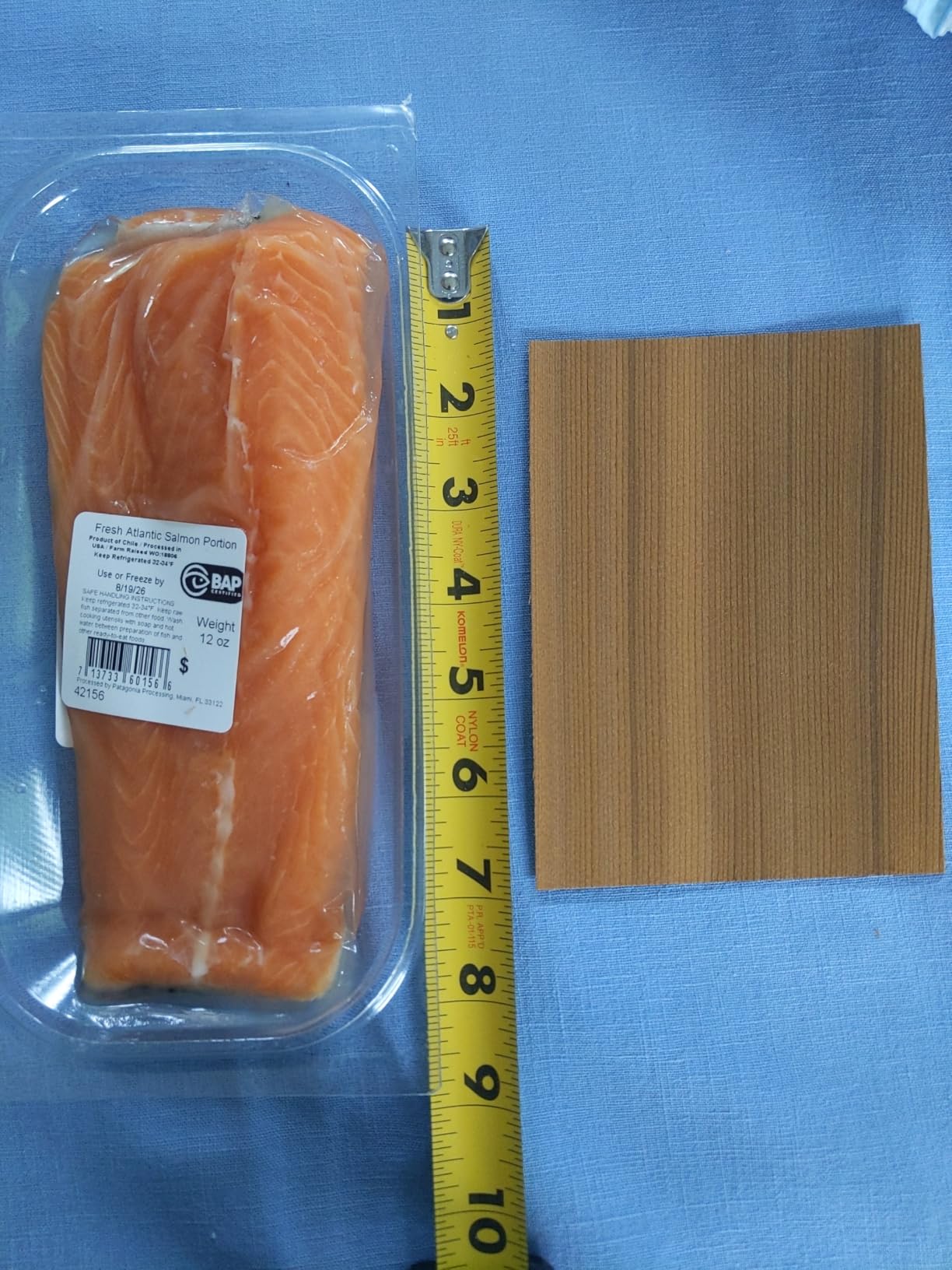 12Pk Cedar Planks for Grilling Salmon, Gift Pack + Fat Fire Stater+Oak Smoking Chips, Premium Alaskan Western Red Cedar, Larger Size 11''X 5.77'', Adds Smoky Cedar Flavor to Salmon, Chicken, Veggies customer photo 1