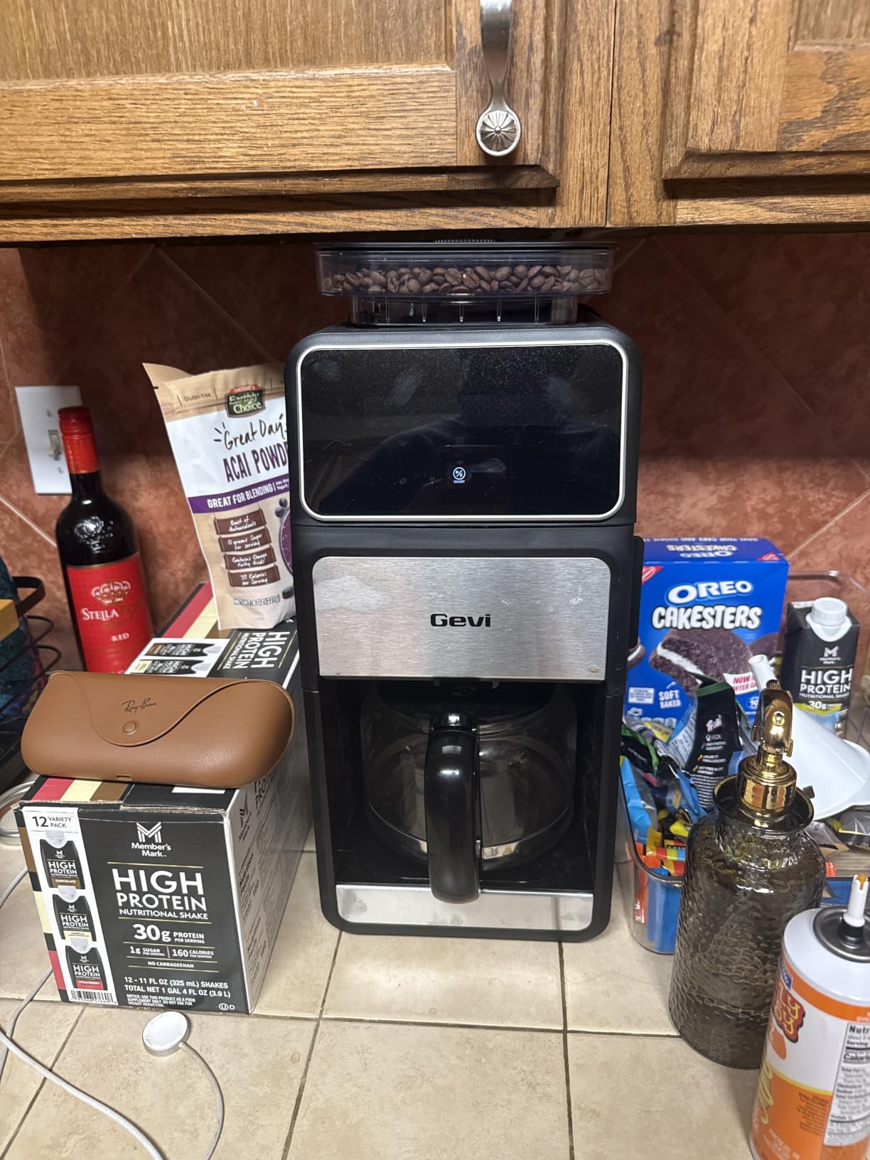 Gevi 10-Cup Grind-And-Brew Drip Coffee Maker with Built-In Burr Grinder | Programmable Timer, 1.5L Water Tank, 2-Hour Auto Keep-Warm, Durable Reusable Permanent Filter for Daily Coffee Brewing customer photo 1