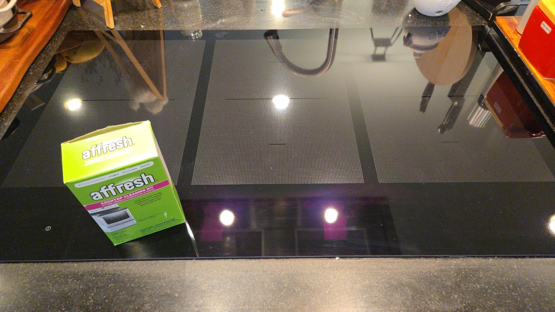 Affresh Cooktop Cleaning Kit, Safe for Glass & Ceramic Cooktops, Includes 5 oz cleaner, 5 pads, 1 scraper (Pack of 2) customer photo 1