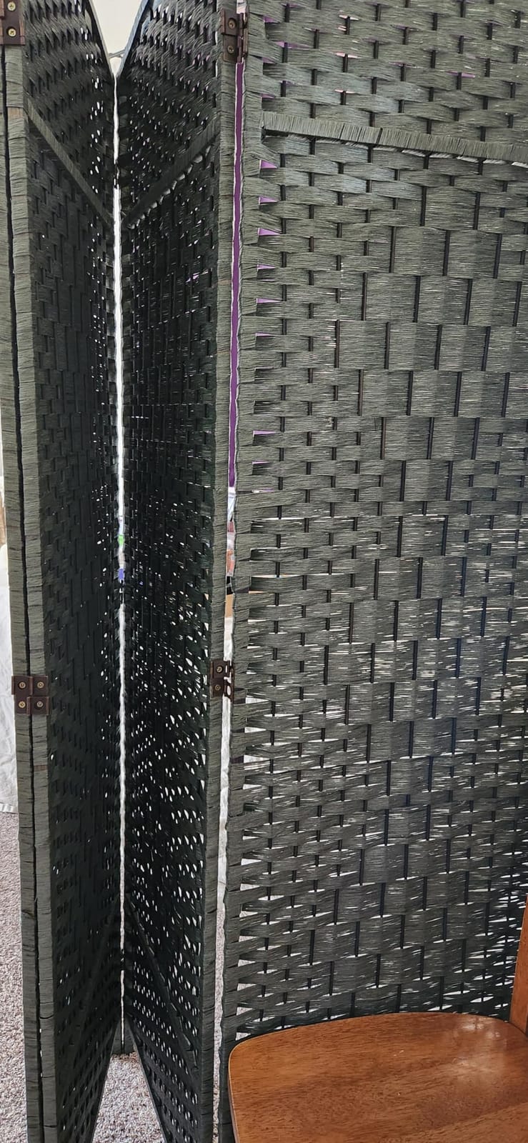 JOSTYLE Outdoor Privacy Screen 8-Panel Folding Room Divider Space Partition customer photo 1