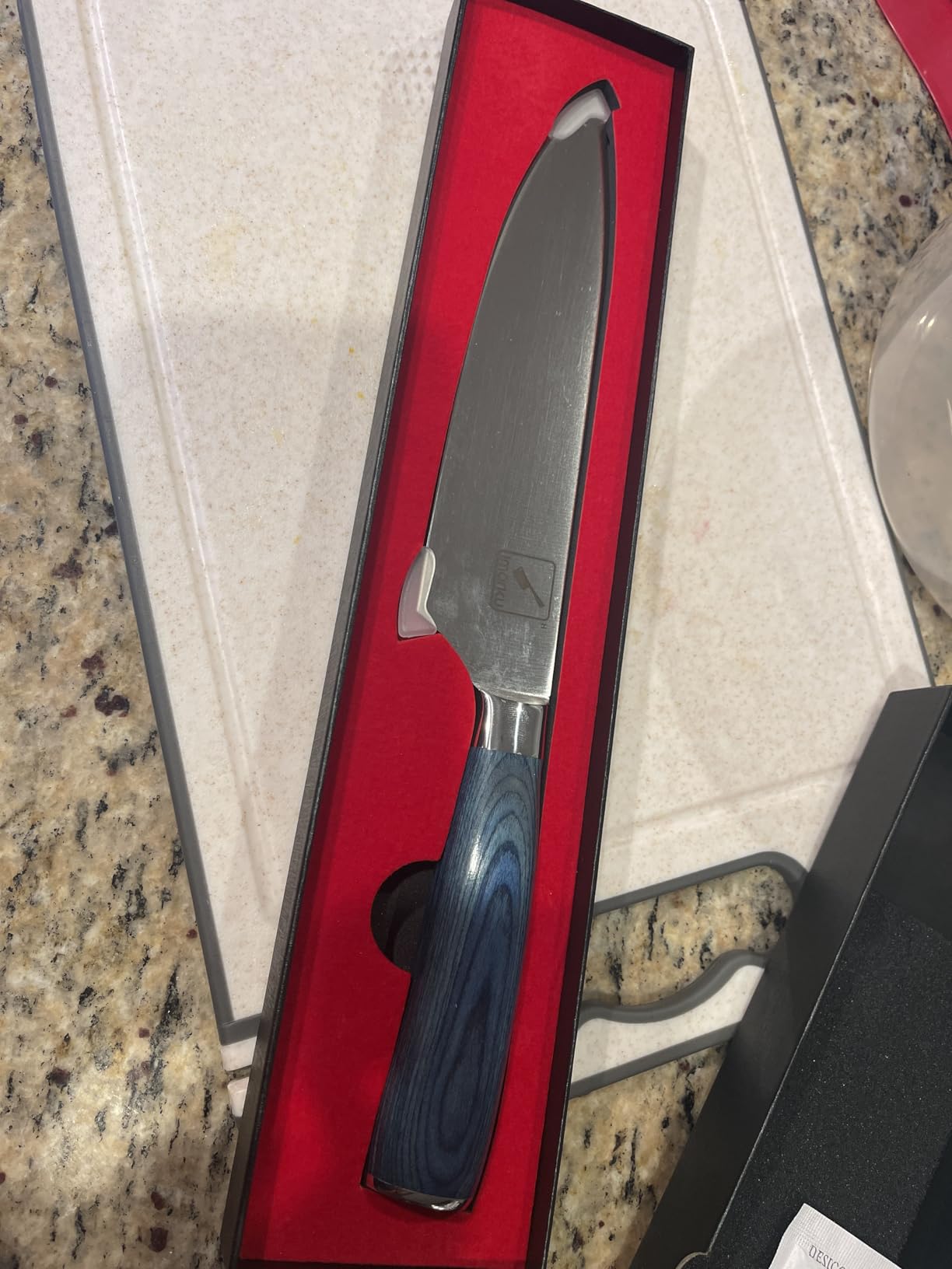 imarku 3 Pieces Knife set, Japanese HC Stainless Steel Kitchen Knife Set, Professional Chef Knife Set With Ergonomic Pakkawood Handle, Ultra Sharp Knives Set for Kitchen & Home Cooking, Best Gifts customer photo 1