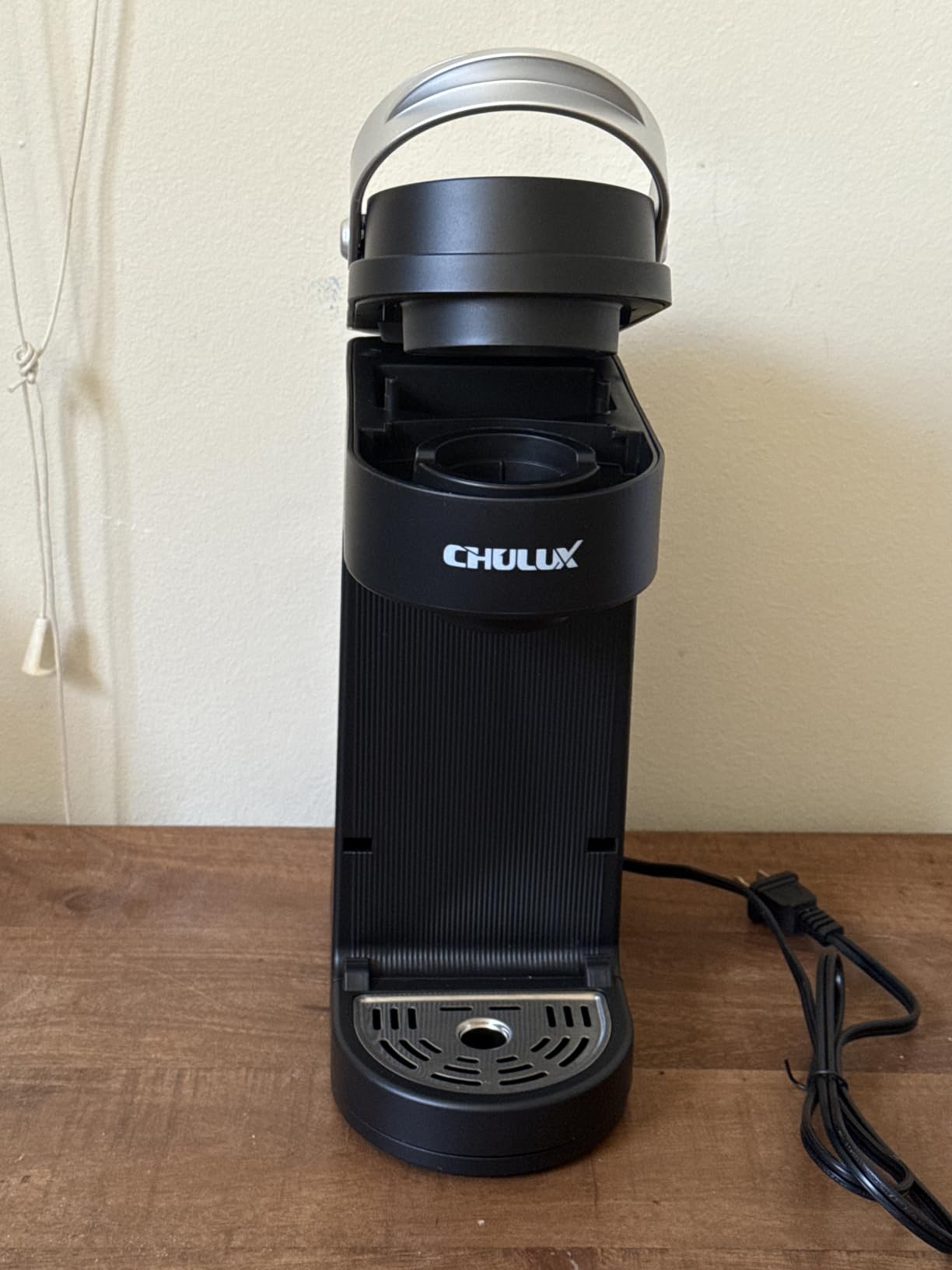 CHULUX Slim Single Serve Coffee Maker for K Cup, Fast Brewing, Matte Black customer photo 1