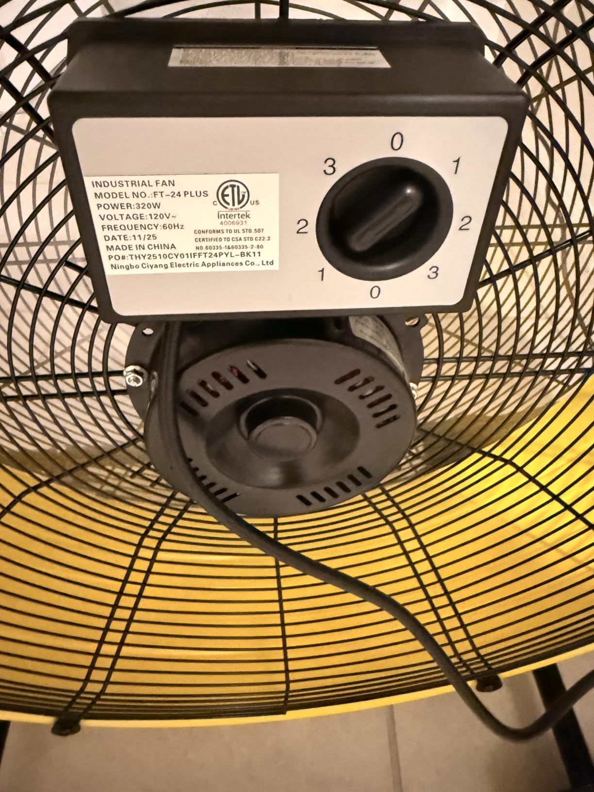 Uthfy 30 Inch High Velocity Floor Fan, 14000CFM Heavy Duty Industrial Drum Fan with 3 Speeds, 360° Tilt Metal Garage Fan with Wheels for Warehouse, Commercial, Workshop, Factory and Gym customer photo 2
