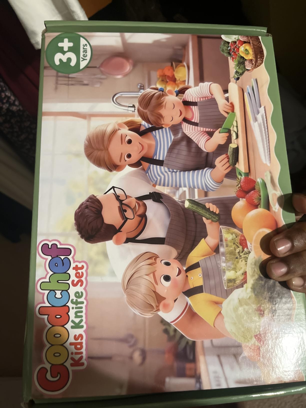 Goodche 16 Pieces Toddler Knife Set- Kids Cooking Sets Real customer photo 1