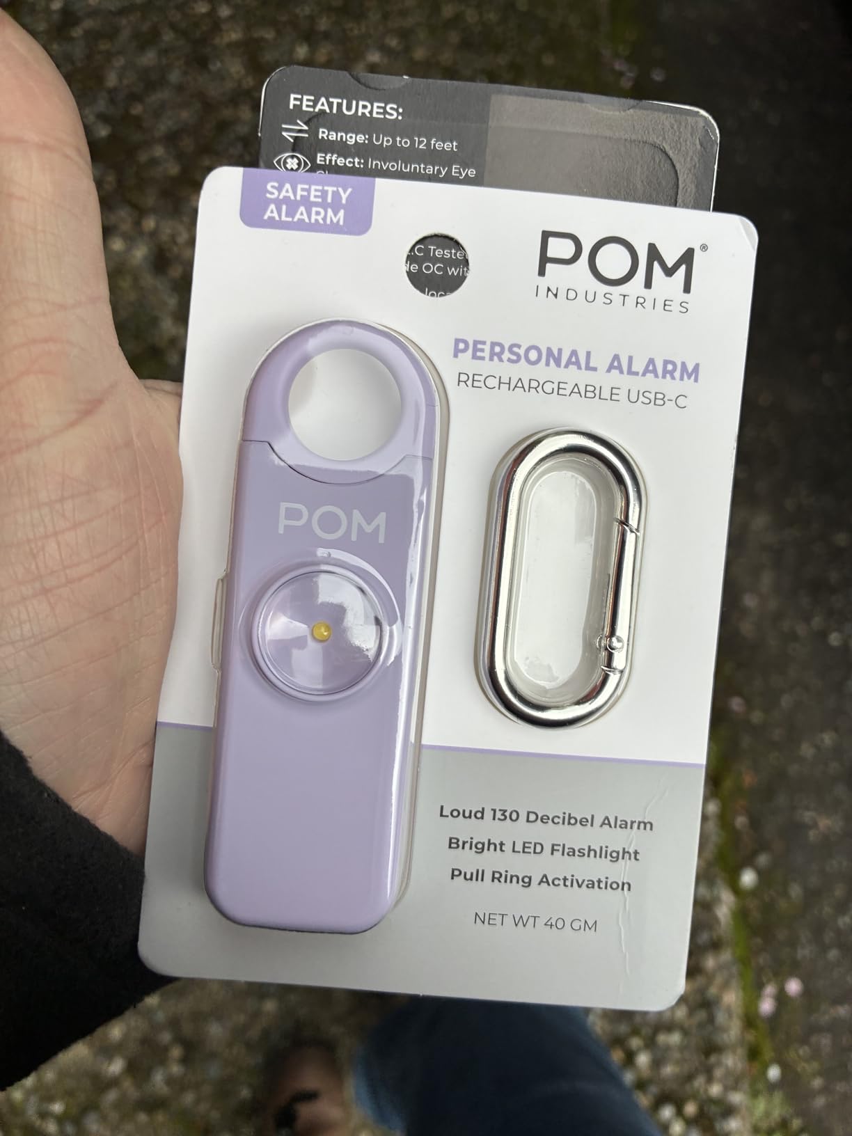 POM Pepper Spray & Personal Alarm Safety Kit – OC Self Defense Keychain Spray & Loud Emergency Alarm for Campus Safety, Women & Students customer photo 1