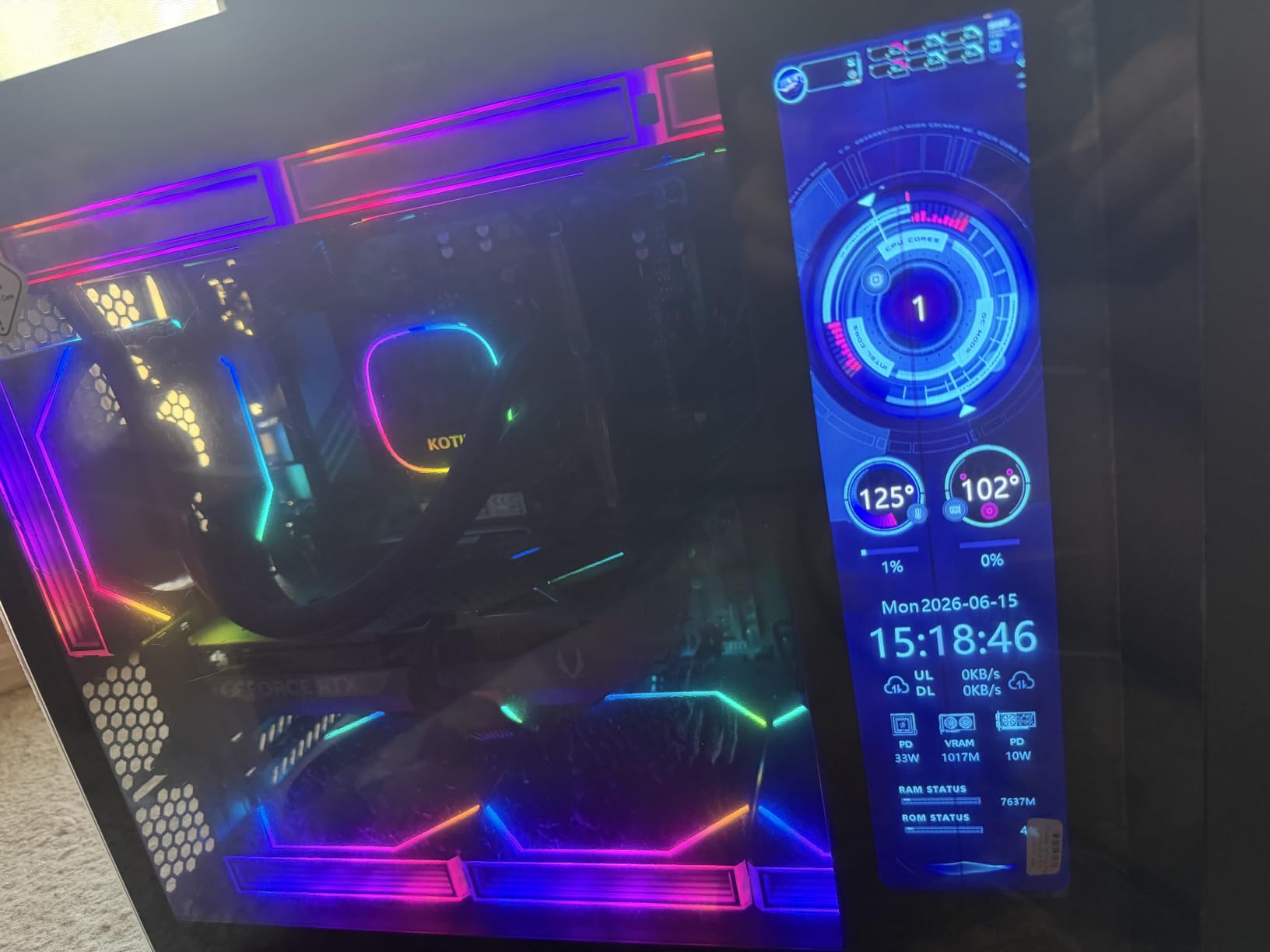 KOTIN Prebuilt Gaming PC RTX 5070 12GB, Ryzen 7 9700X, 32GB DDR5, 1TB SSD customer photo 2