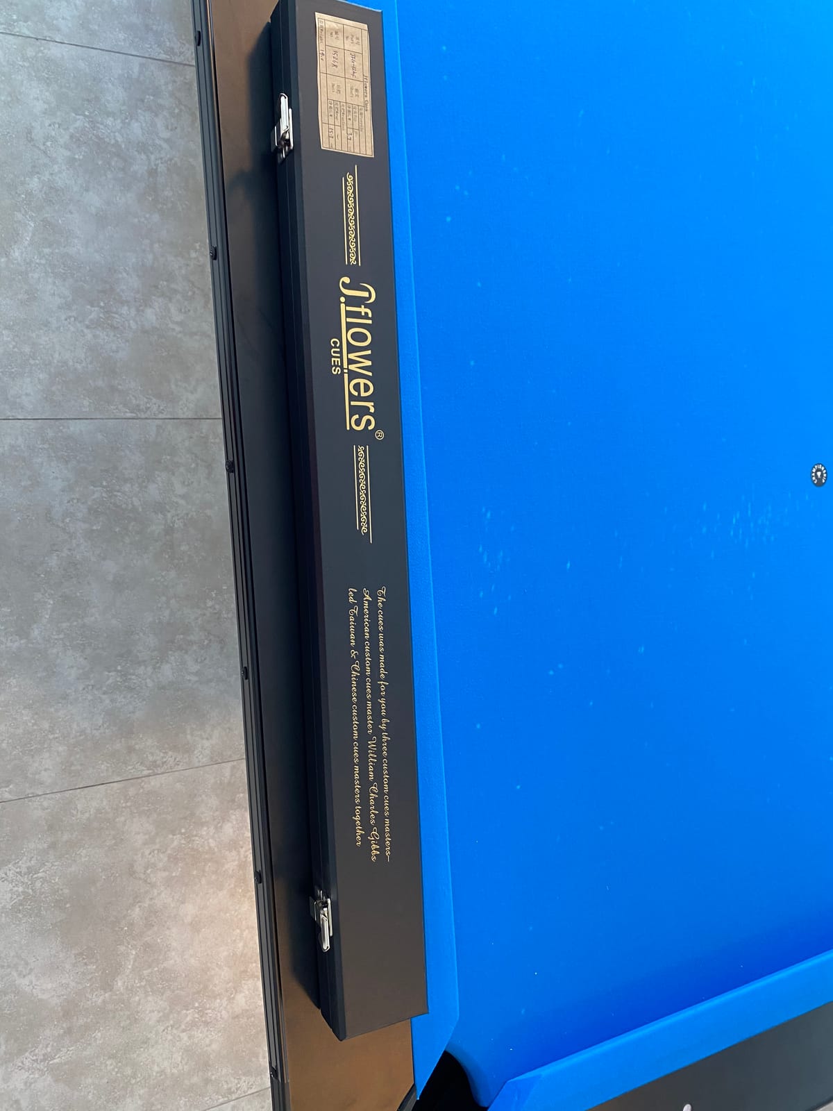 KONLLEN Carbon Fiber Pool Cue, Low Deflection Shaft with Pro Taper customer photo 1
