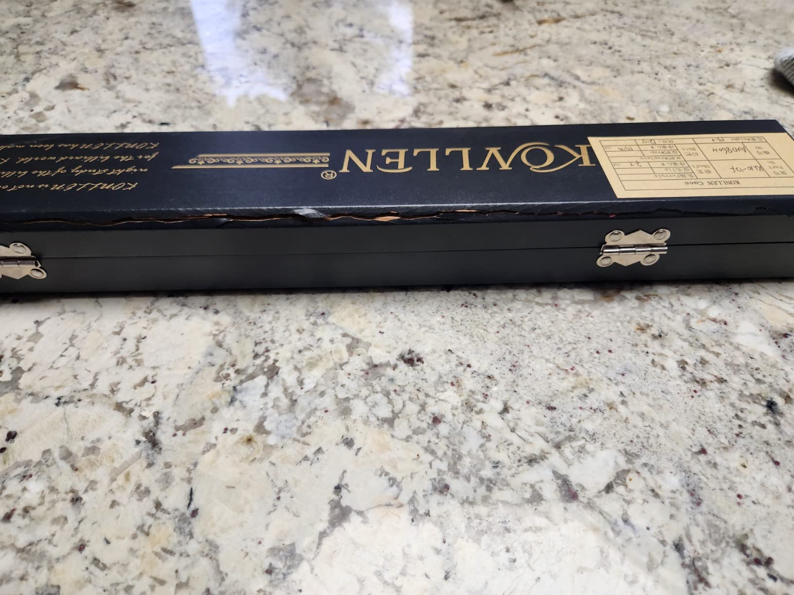 KONLLEN Carbon Fiber Pool Cue, Low Deflection Shaft with Pro Taper customer photo 2