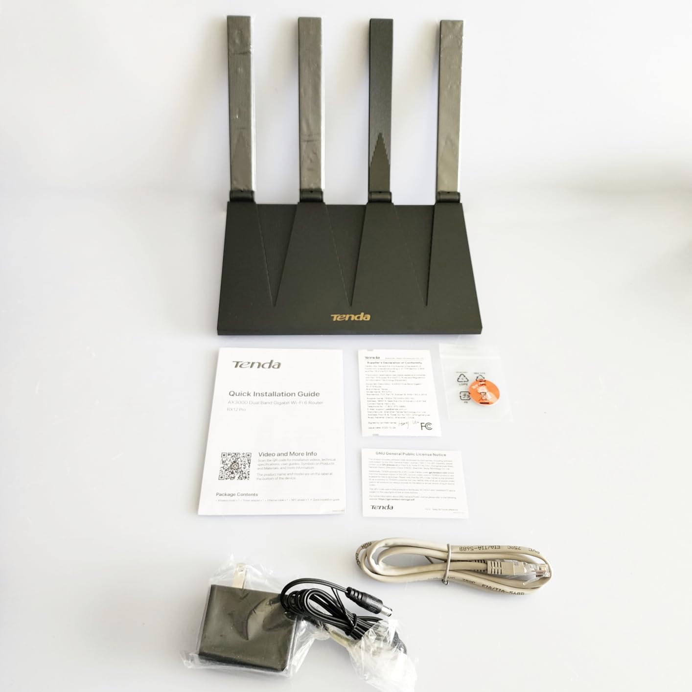 Tenda AX3000 WiFi 6 Router, Dual-Band Gigabit, RX12 Pro V3.0 customer photo 1