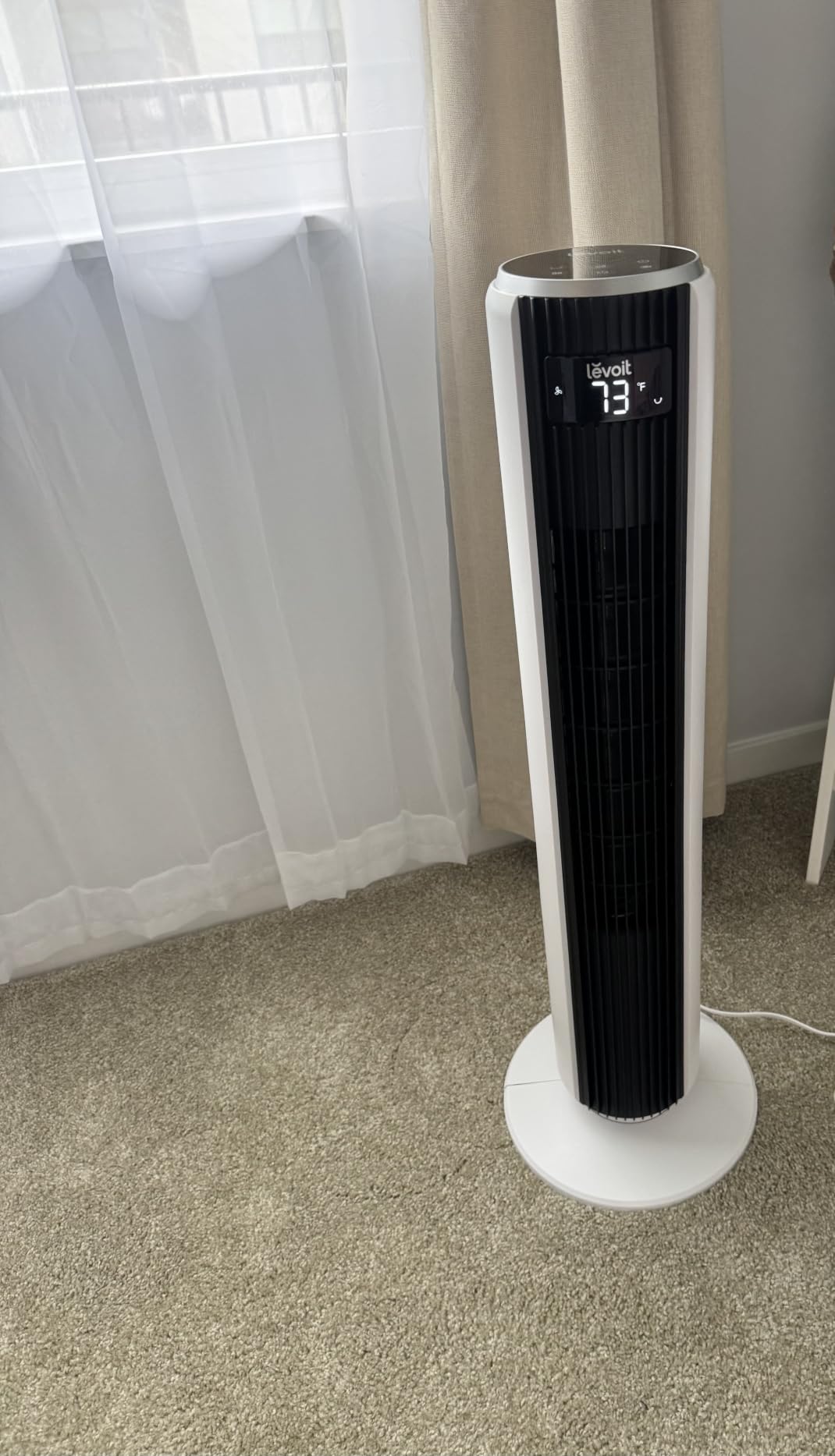 Levoit Tower Fan for Bedroom, Standing Fan with 36
