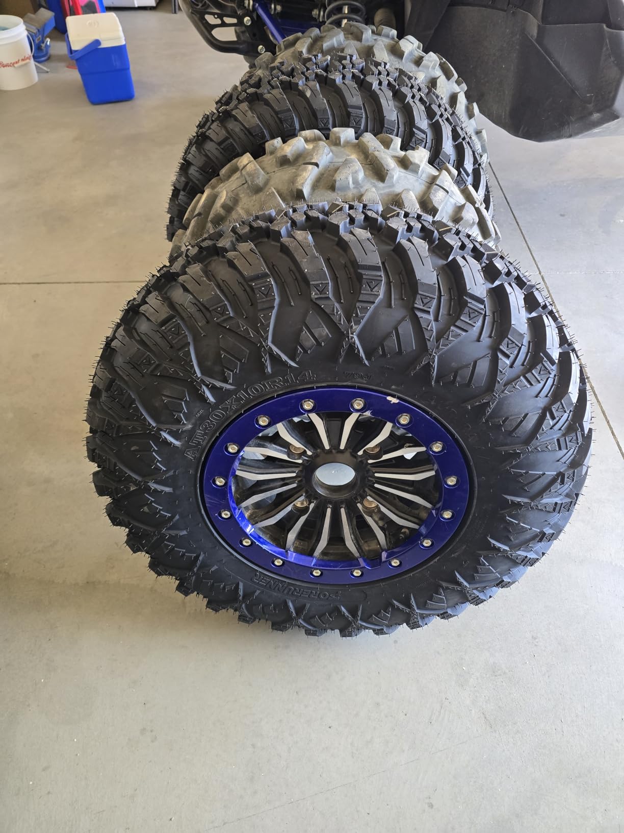 Garvee Set of 4 30x10R14 ATV/UTV Tires, 30x10x14 All-Terrain 8PR Tubeless, Non-Directional for Mud, Trail & Sand, Fits 14-Inch Rims customer photo 2
