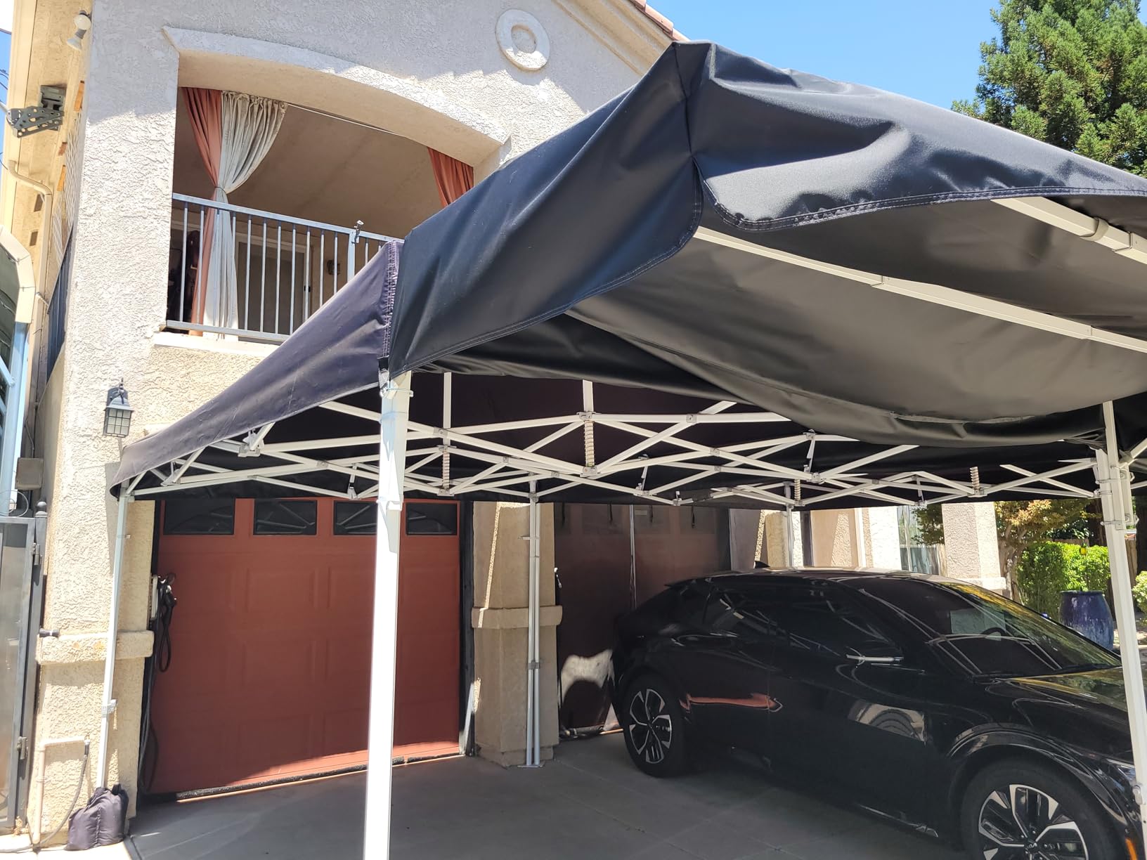 HOTEEL 10x20 Pop Up Canopy Tent, Upgraded Thickened Hexagonal Legs, White customer photo 1