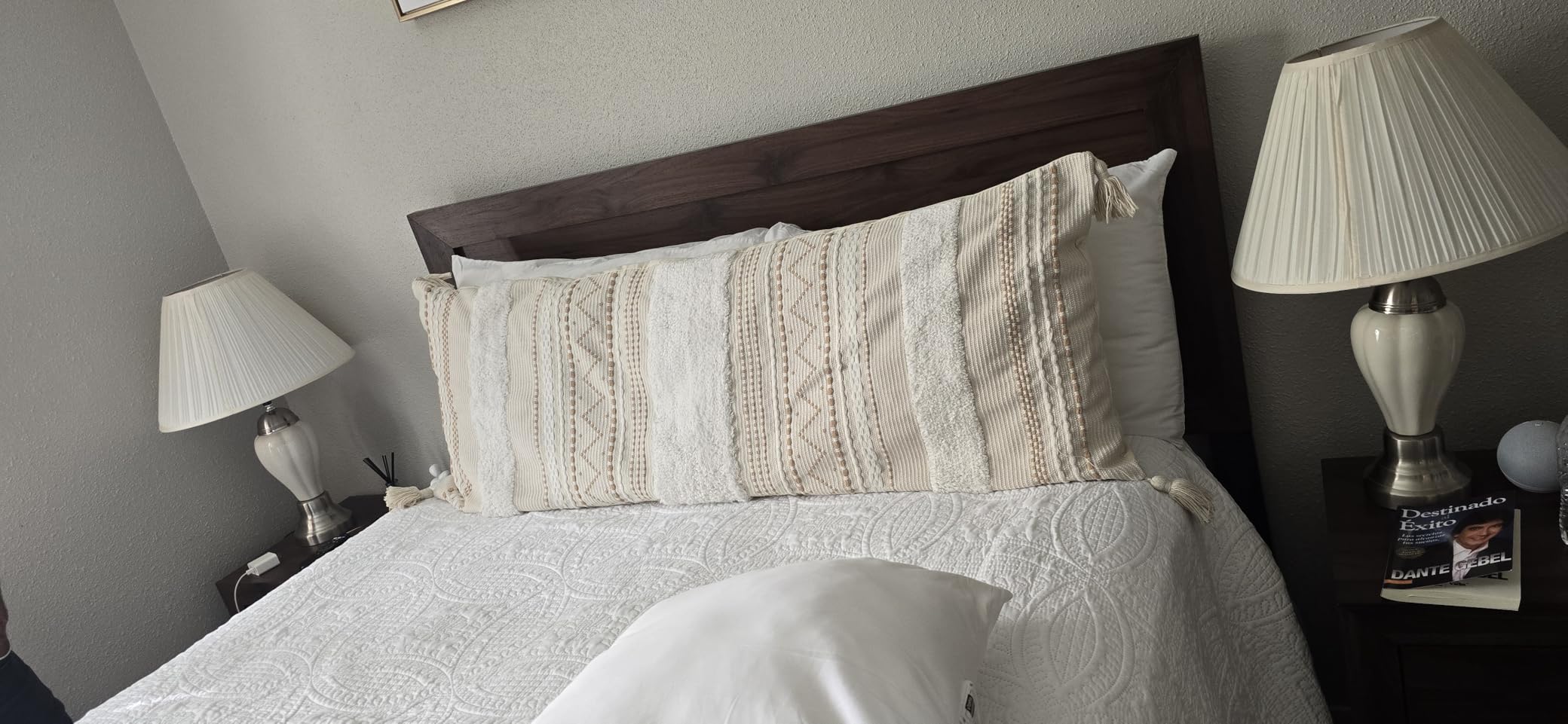 Goose Feather and Down Pillows King Size Set of 2, Luxury Bed Pillows customer photo 2