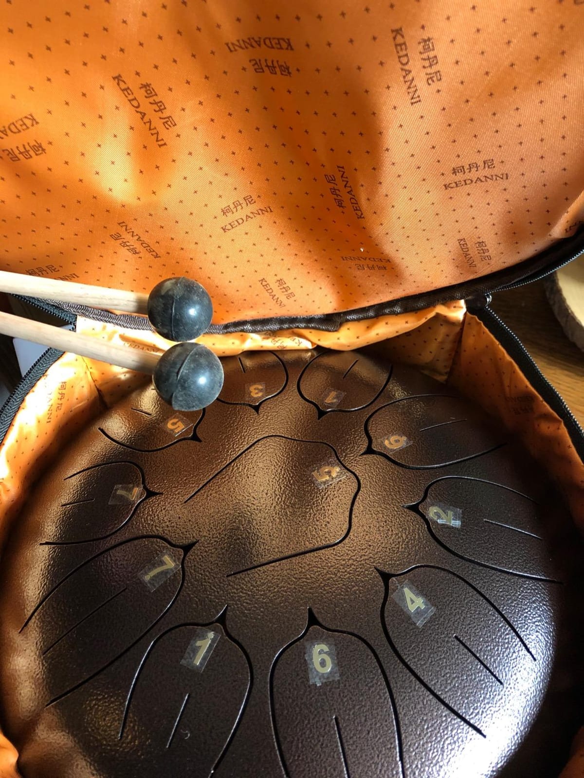 Handpan Drum 22 Inch for Adults 14 Notes - Hand Pan Drum(Blue) customer photo 2