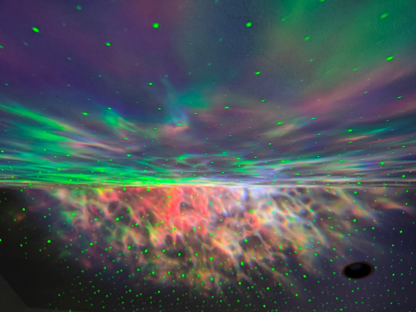 Galaxy Projector Sound Machine Aurora Night Light Projector with 30 Sounds,16 Colors Star Northern Lights Projector Bluetooth Speaker, Remote Timer Teen Gift Led Lights Mood Sensory Light for Autism customer photo 1