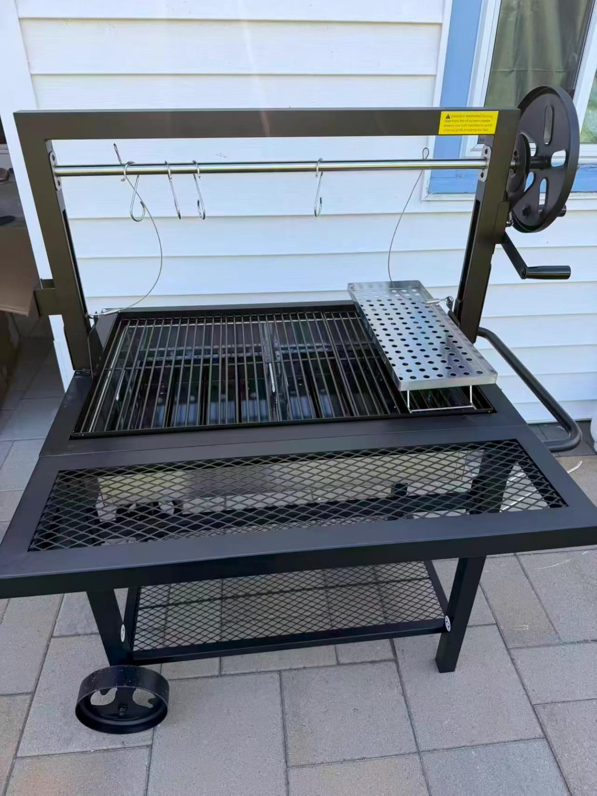 Argentine Santa Maria Grill with Adjustable Height Grates for Outdoor Grill customer photo 1