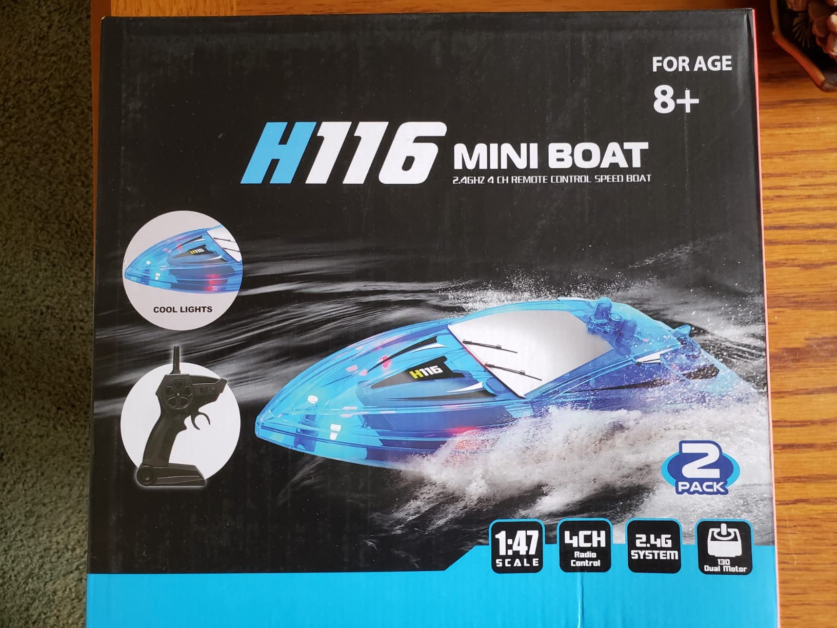 RC Boat Kids Remote Control Boats for Pool Water Toys for Lakes Bathtub Toy customer photo 2