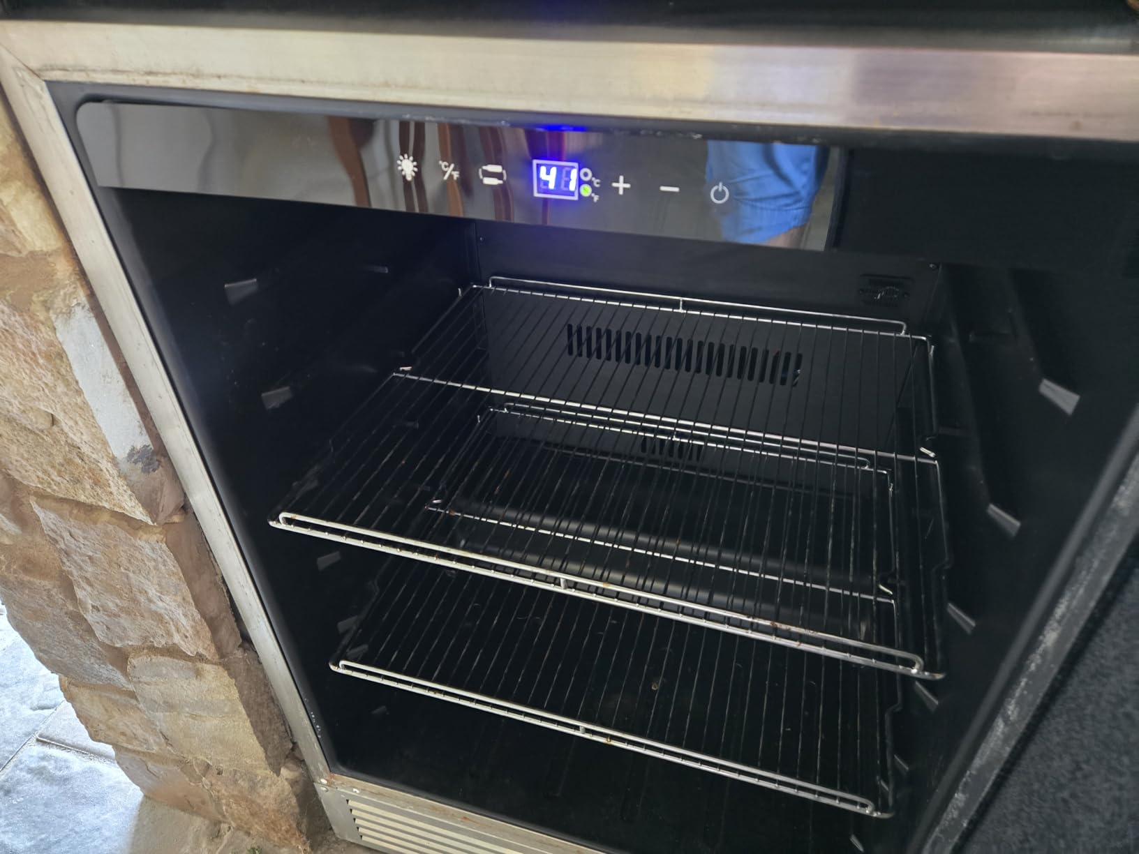 Tylza Countertop Display Fridge 2.7 Cu.Ft Double Glass Door customer photo 1