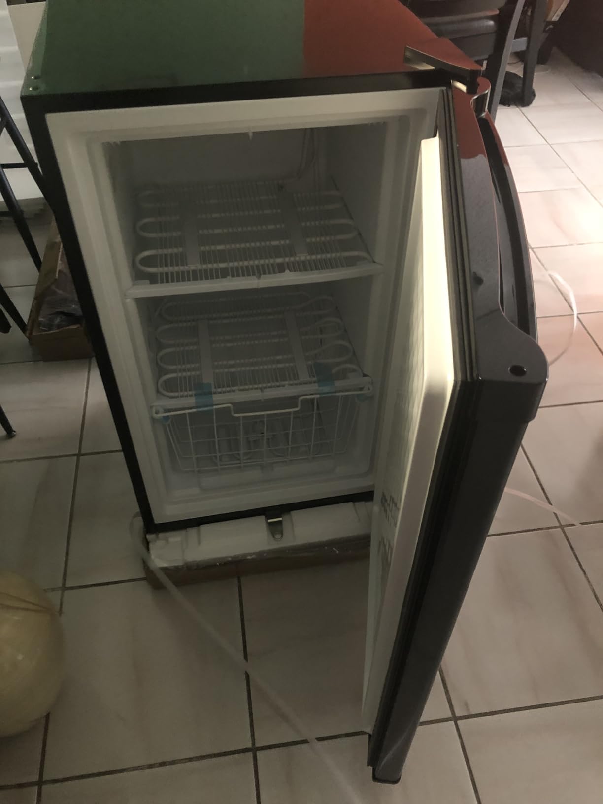 Midea 7.1 Cu.ft Upright Freezer, Fridge Freezer Convertible, Black | Large Capacity, 4 Adjustable Glass Shelves, Garage Ready, ADA Design customer photo 1
