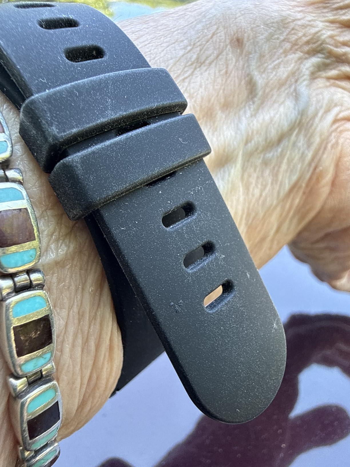 Seculife Medical Alert Smartband for Seniors — Alerts Go Direct to Family, No Call Center | Auto Fall Detection, GPS Tracking, Heart Rate Monitor, 2-Way Calling, SOS Button, Waterproof (White) customer photo 2
