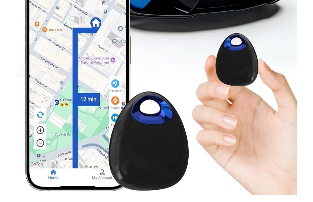 Dog Tracker, GPS Tracker for Dogs with Real-Time Location, No Monthly Fee, No SIM, IP68 Waterproof Ultra-Slim Lightweight with Holder, 365-Day Battery,for Android and iOS customer photo 1