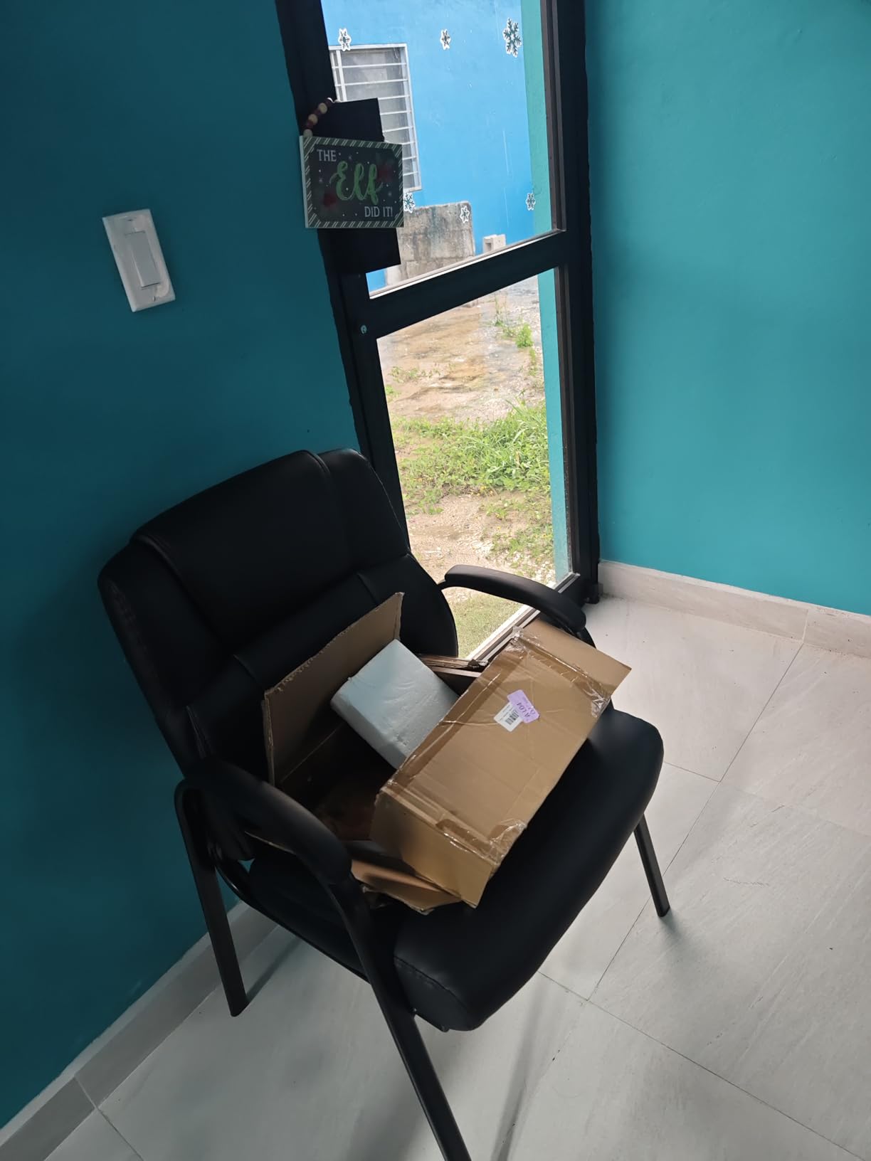 OLIXIS Office Waiting Room Chairs Set of 8, Stationary Side Guest Chair customer photo 2