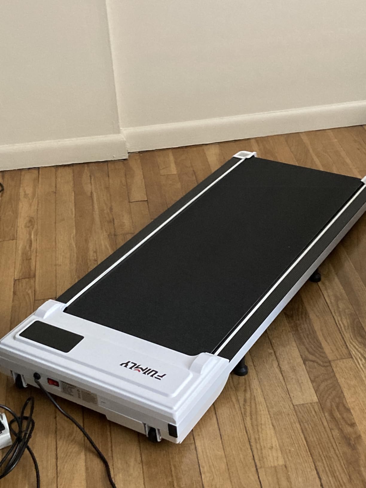 FUNMILY Non-Electric Walking Pad with Dual Flywheel, Manual Treadmill with 20% Incline, Self Propelled Treadmill, Up to 500LBS, Digital Monitor, Compact Motorless Treadmill for Home Outdoor customer photo 1