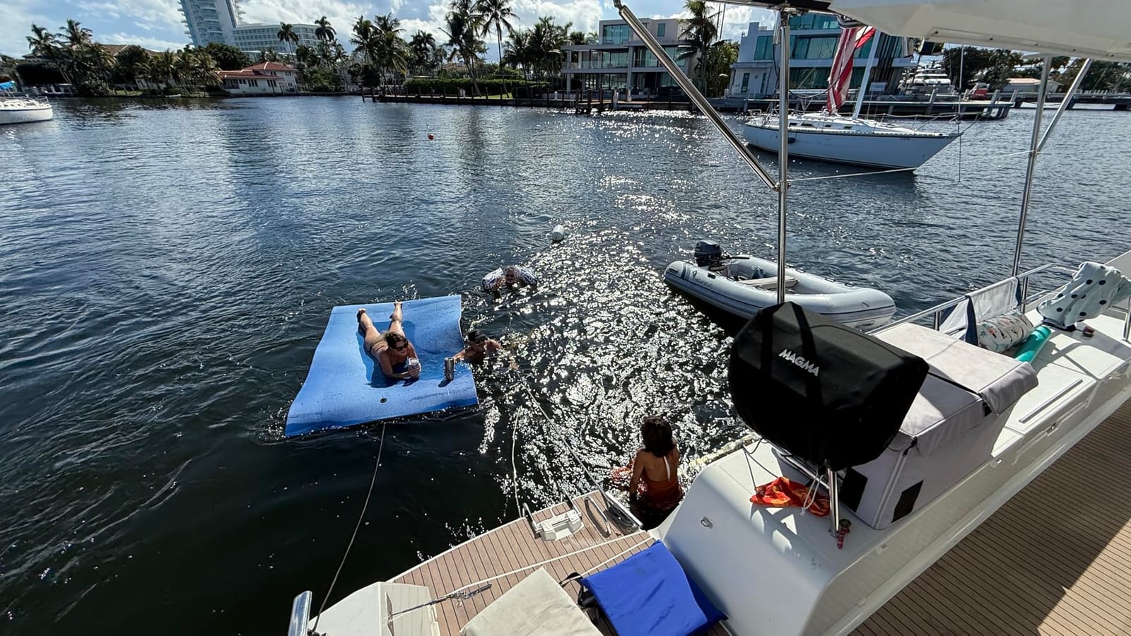 Oversized Lily Pad Floating Mat, 3 Layer 12' Floating Water Mat customer photo 1