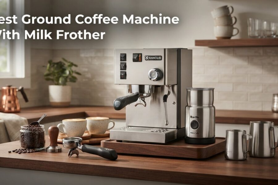 Best Ground Coffee Machine With Milk Frother