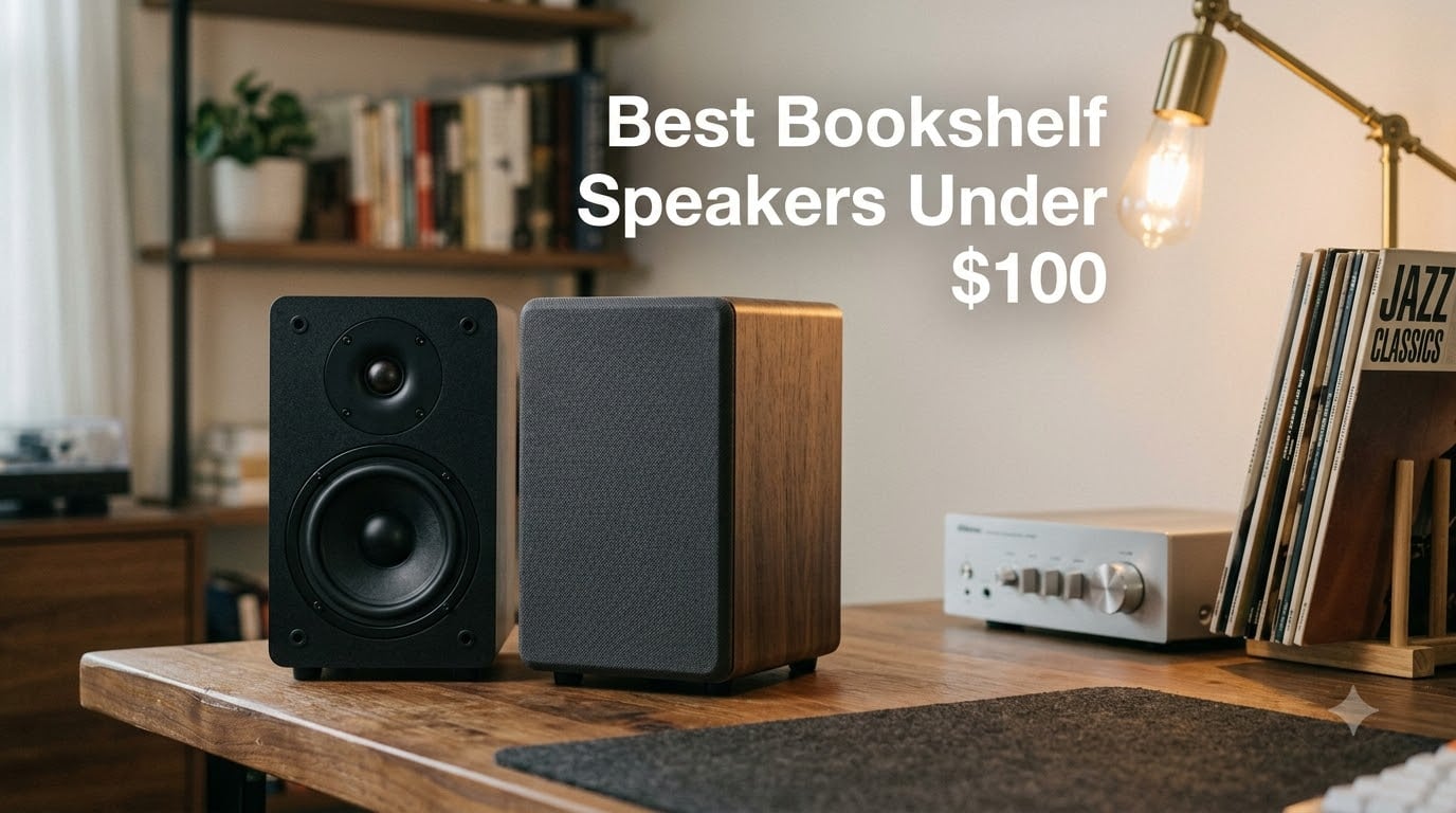 Best Bookshelf Speakers Under $100