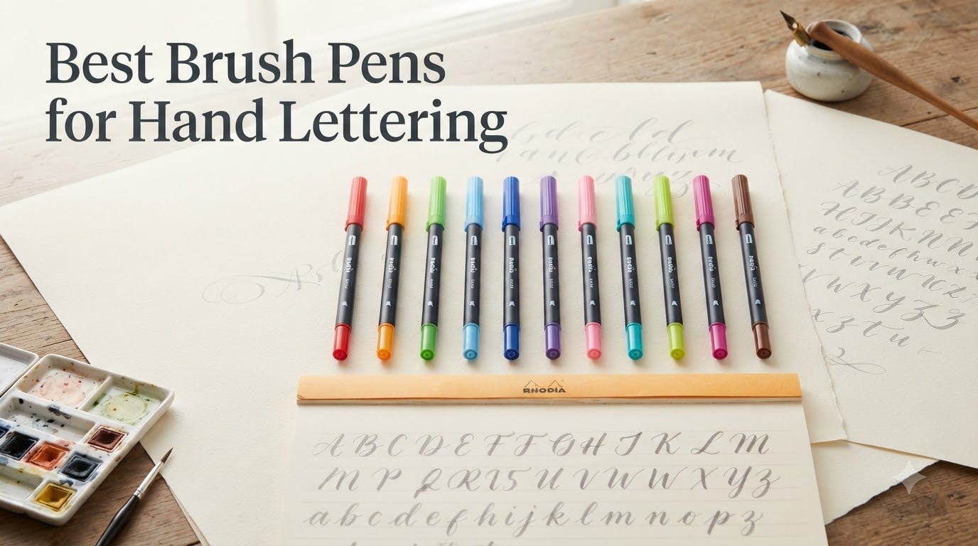 Best Brush Pens for Hand Lettering