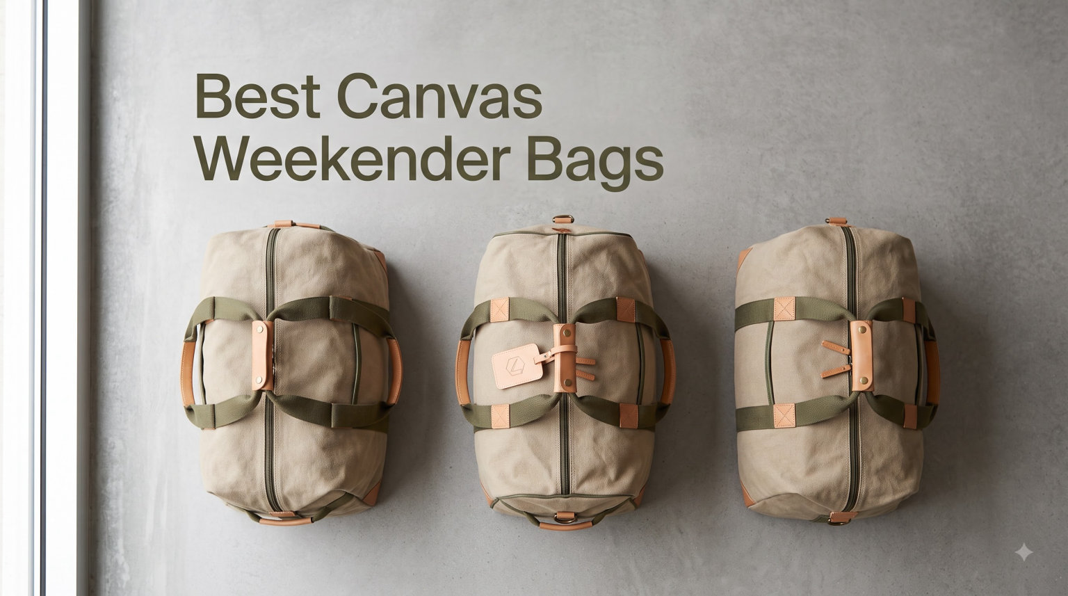 Best Canvas Weekender Bags