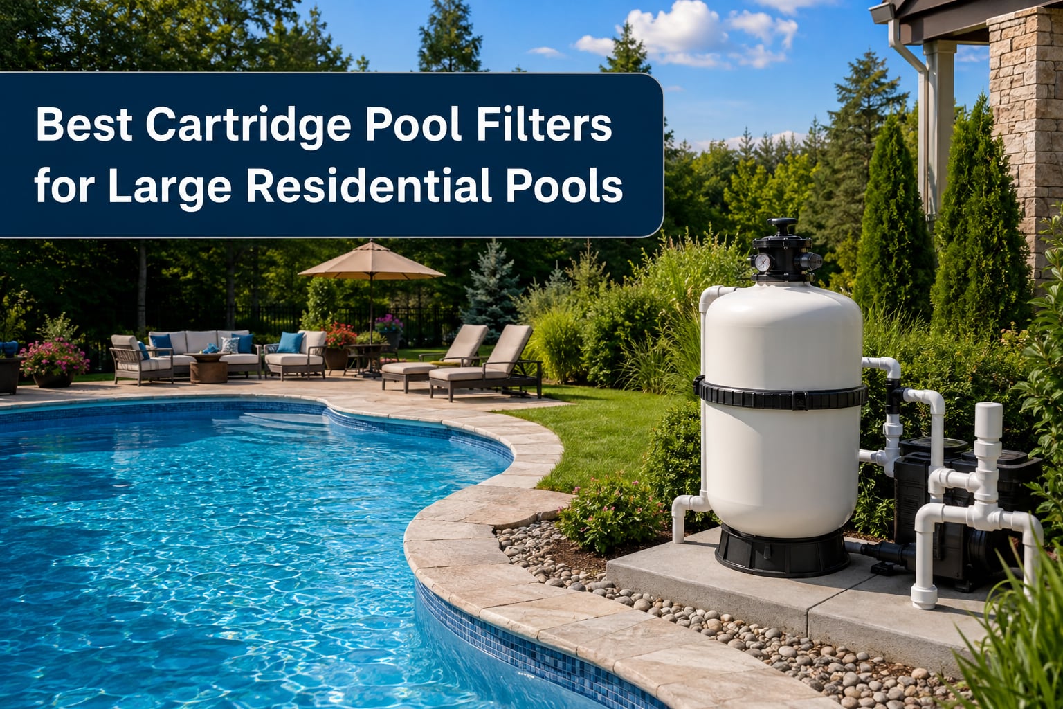 Best Cartridge Pool Filters for Large Residential Pools